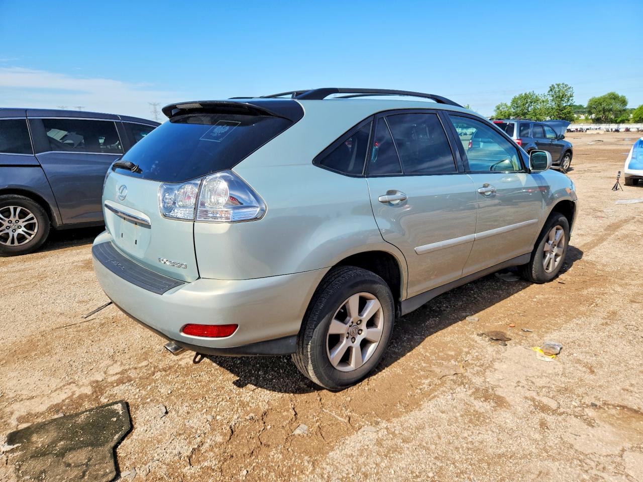 2007 Lexus Rx 350 Silver vin: 2T2HK31U17C026294