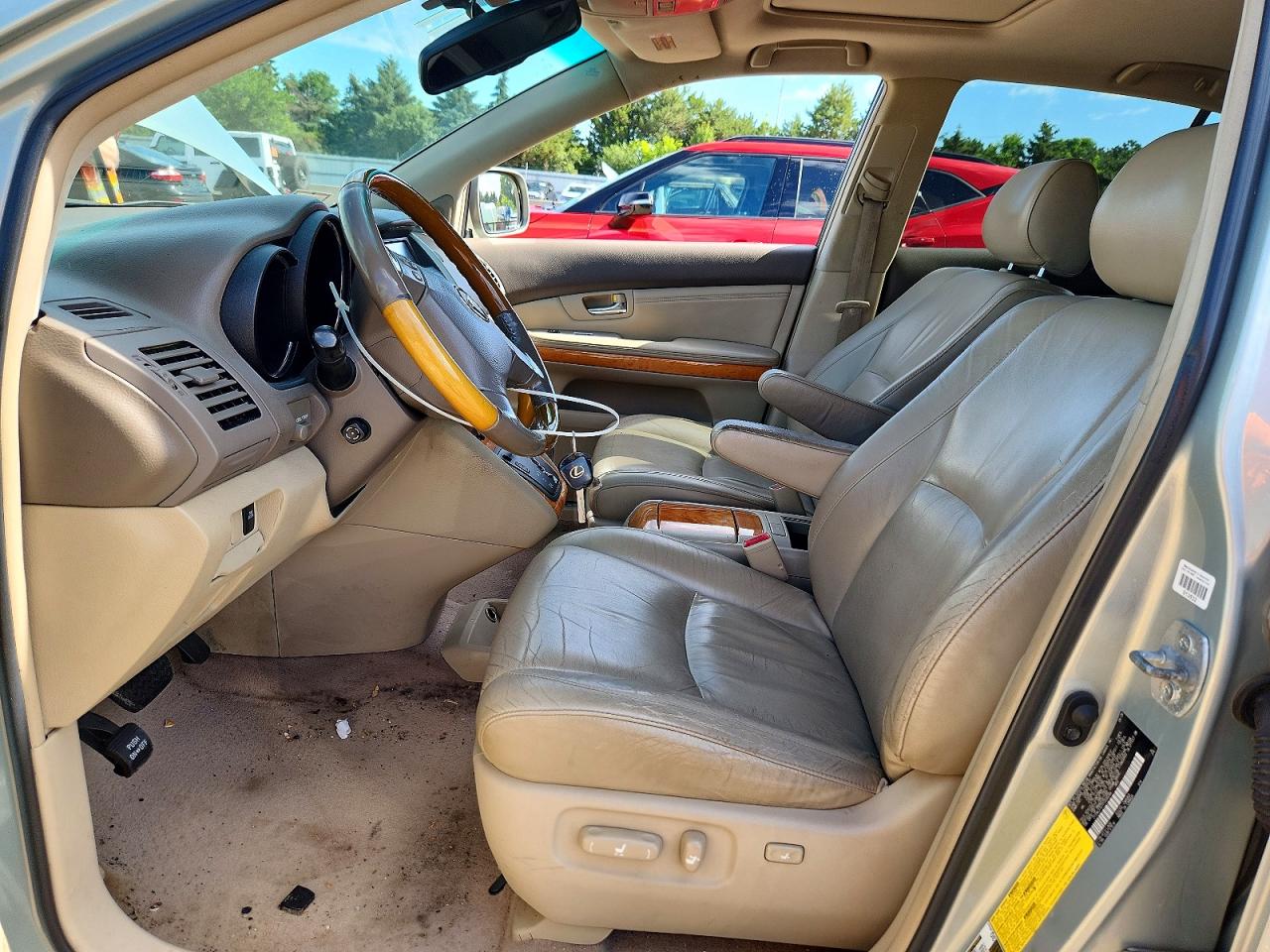 2007 Lexus Rx 350 Silver vin: 2T2HK31U17C026294