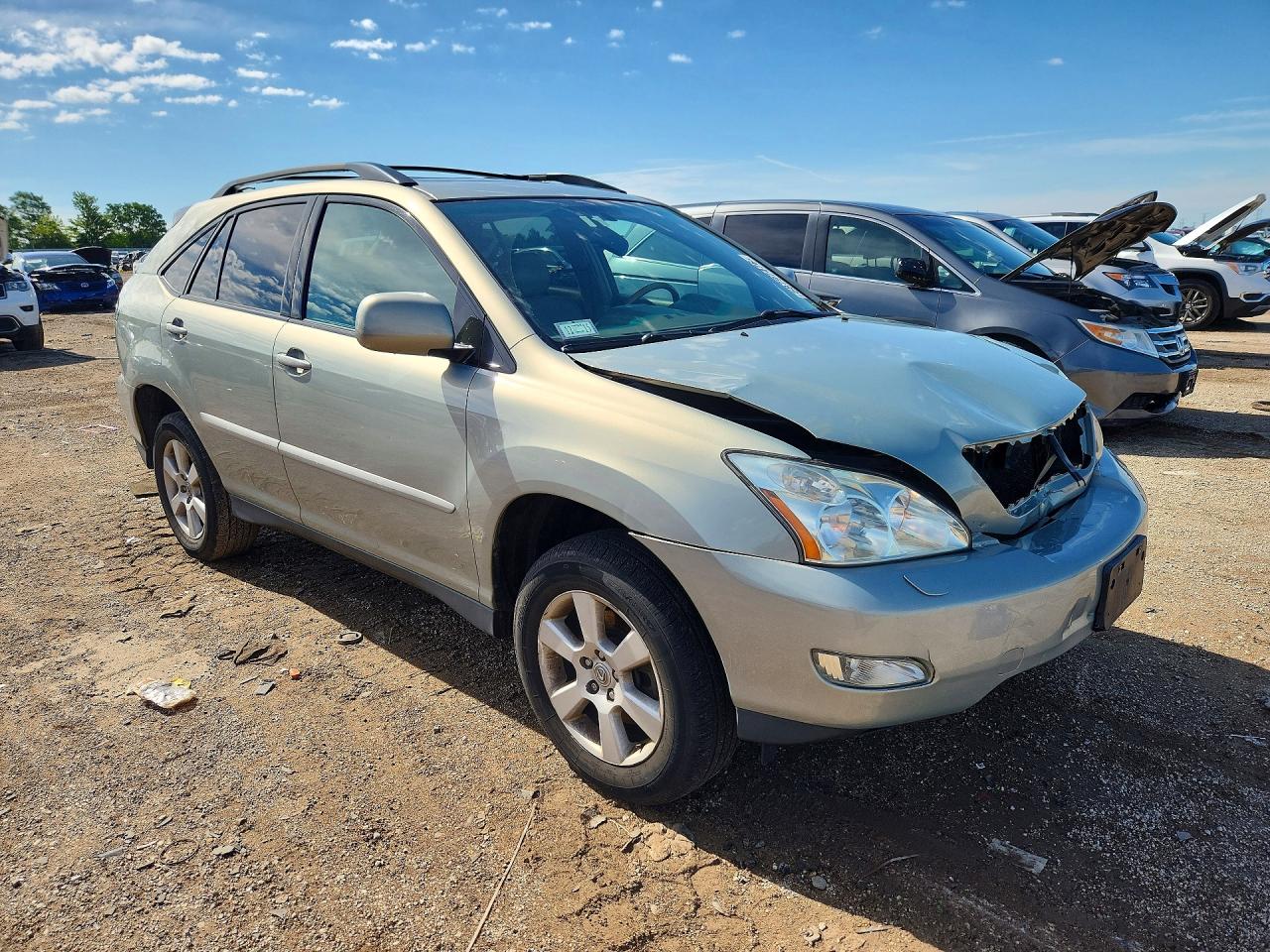 2007 Lexus Rx 350 Silver vin: 2T2HK31U17C026294