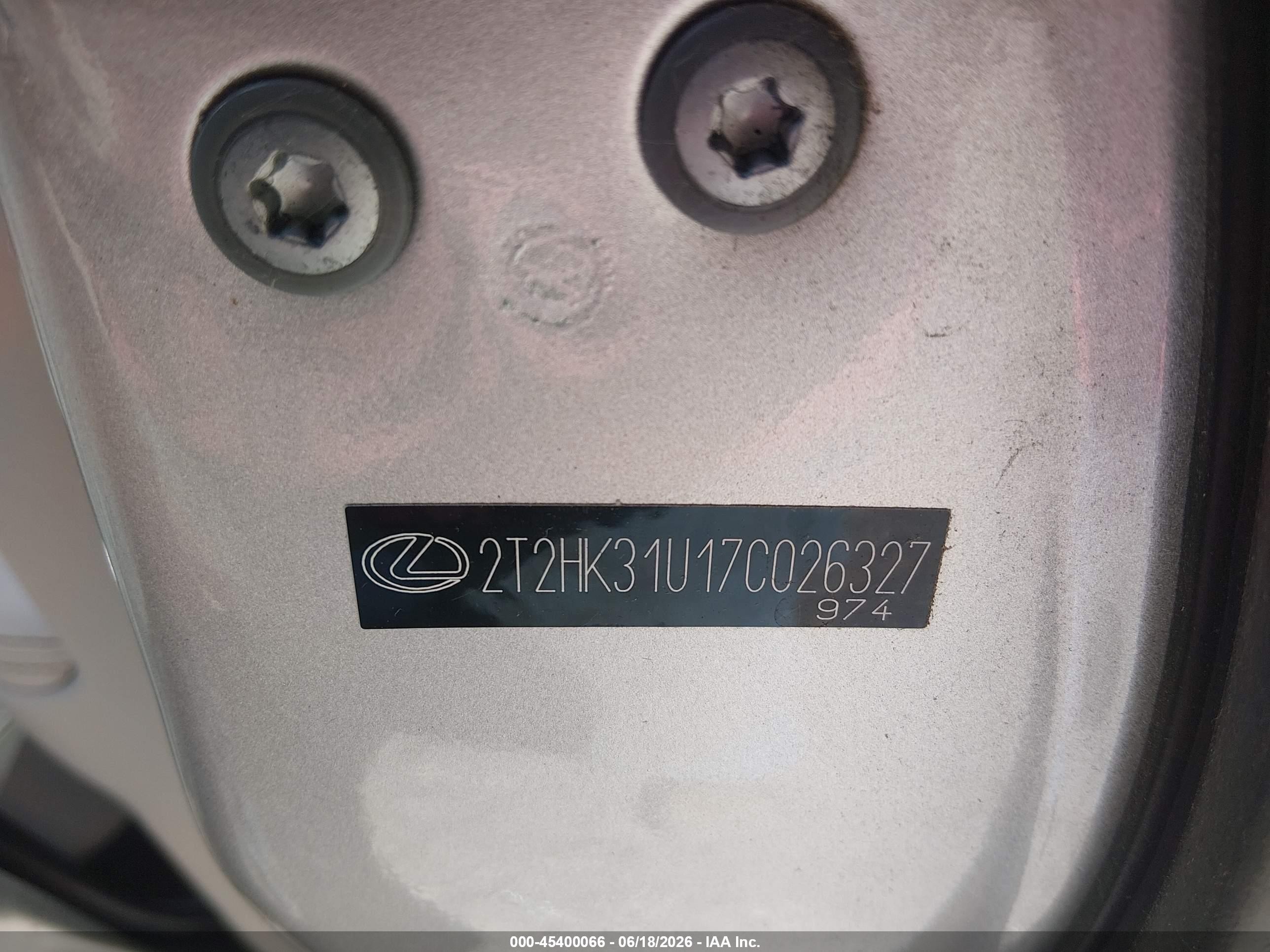 2007 Lexus Rx 350 Silver vin: 2T2HK31U17C026327