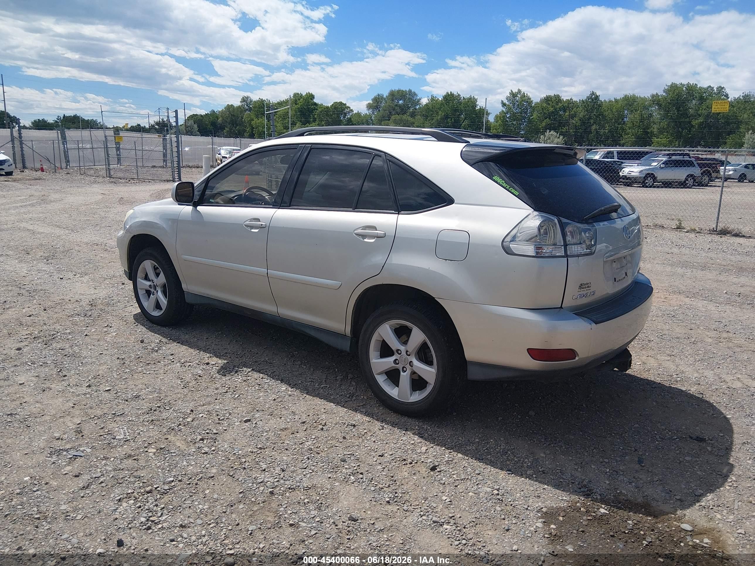 2007 Lexus Rx 350 Silver vin: 2T2HK31U17C026327