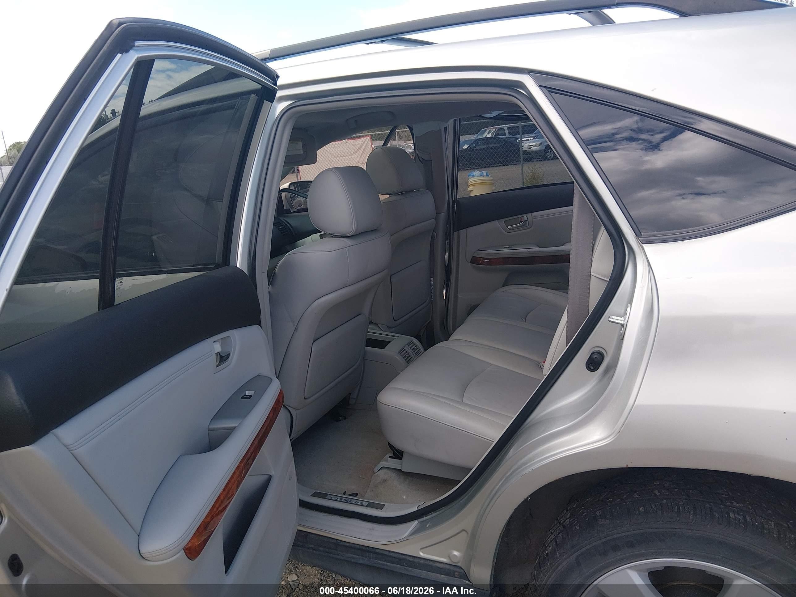 2007 Lexus Rx 350 Silver vin: 2T2HK31U17C026327