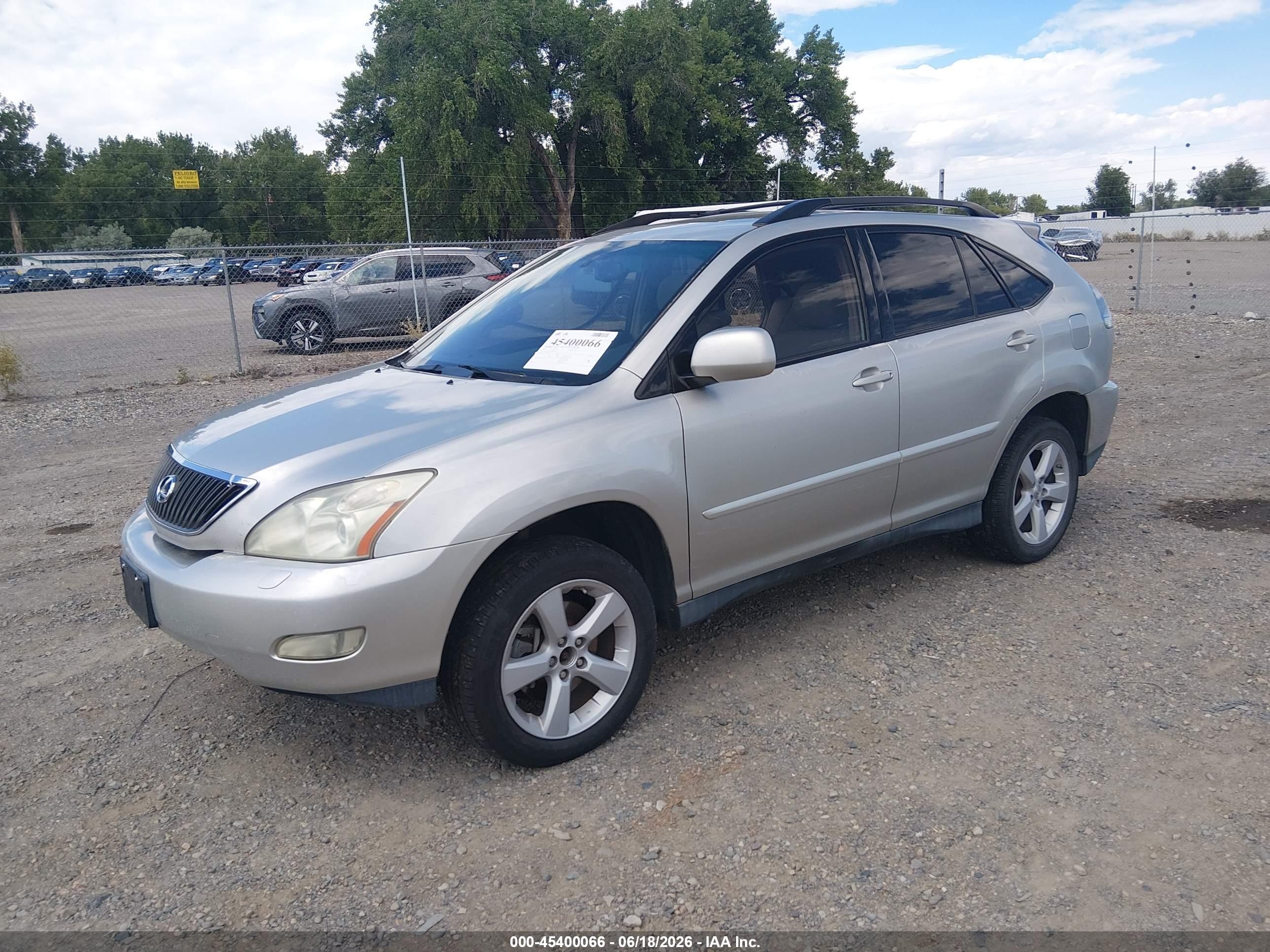 2007 Lexus Rx 350 Silver vin: 2T2HK31U17C026327