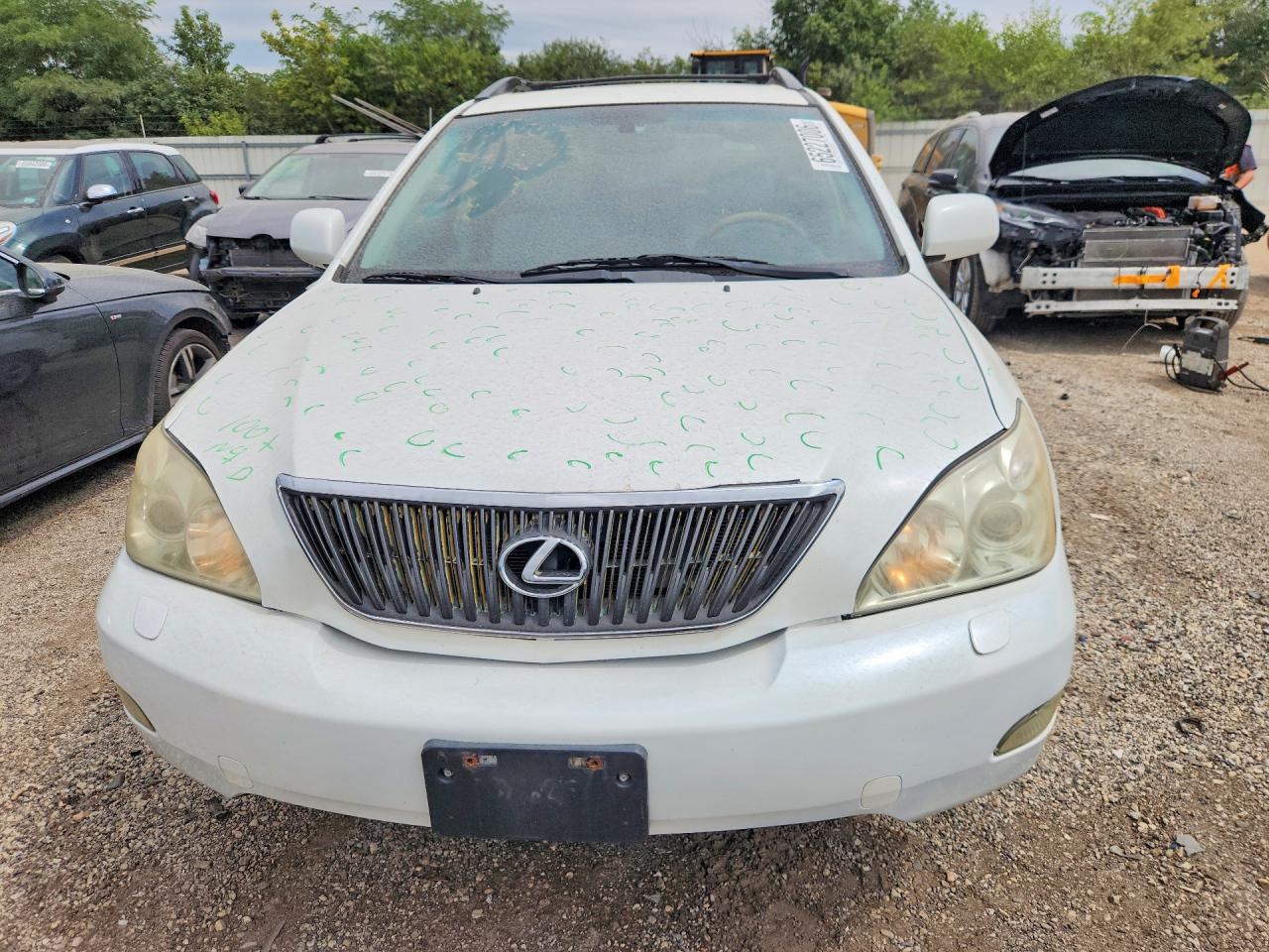 2007 Lexus Rx 350 White vin: 2T2HK31U17C035481