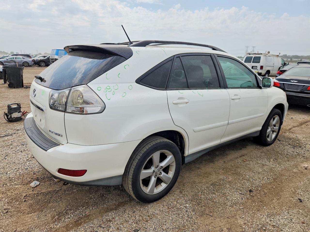 2007 Lexus Rx 350 White vin: 2T2HK31U17C035481
