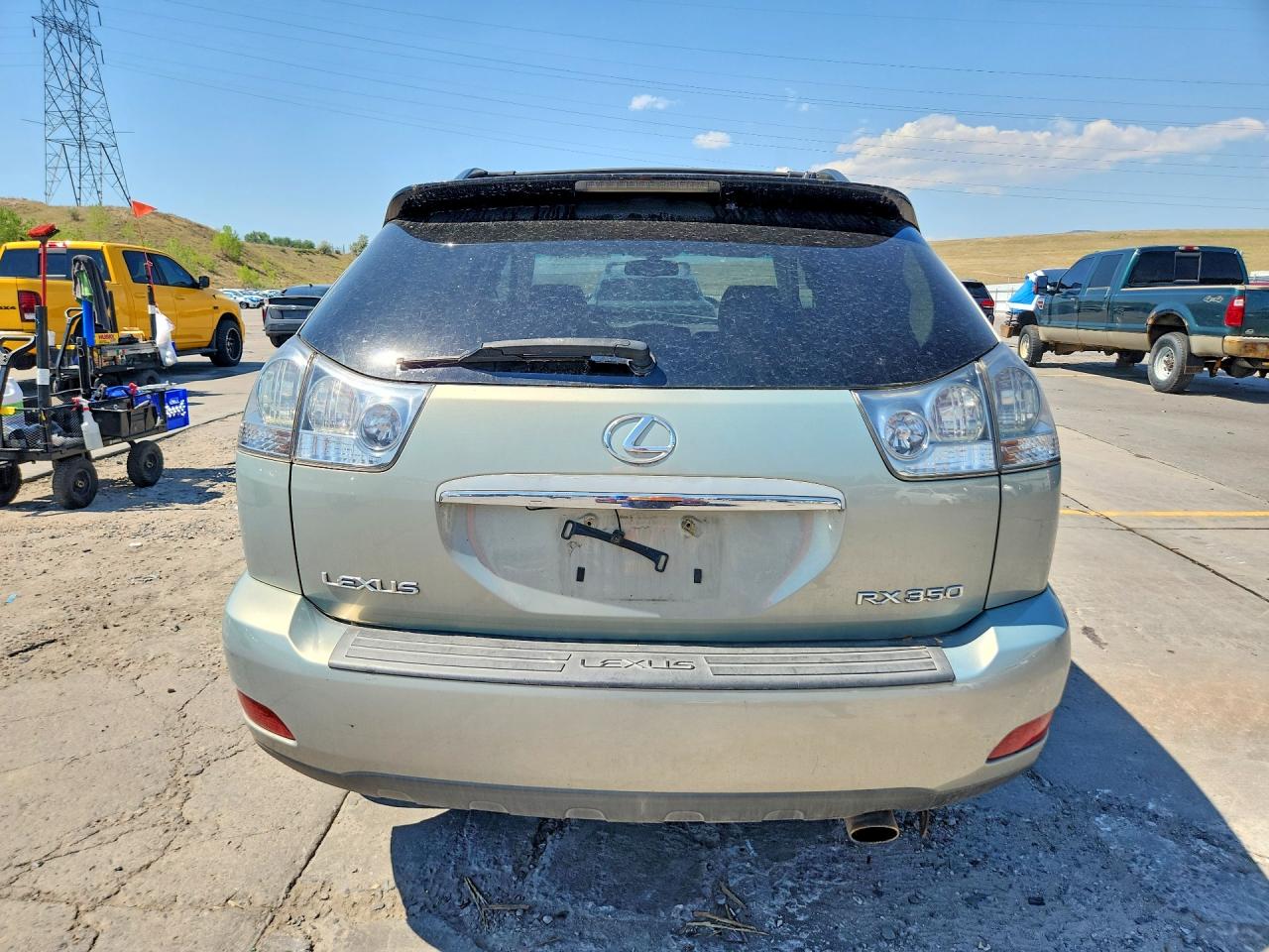 2008 Lexus Rx 350 Silver vin: 2T2HK31U18C049401