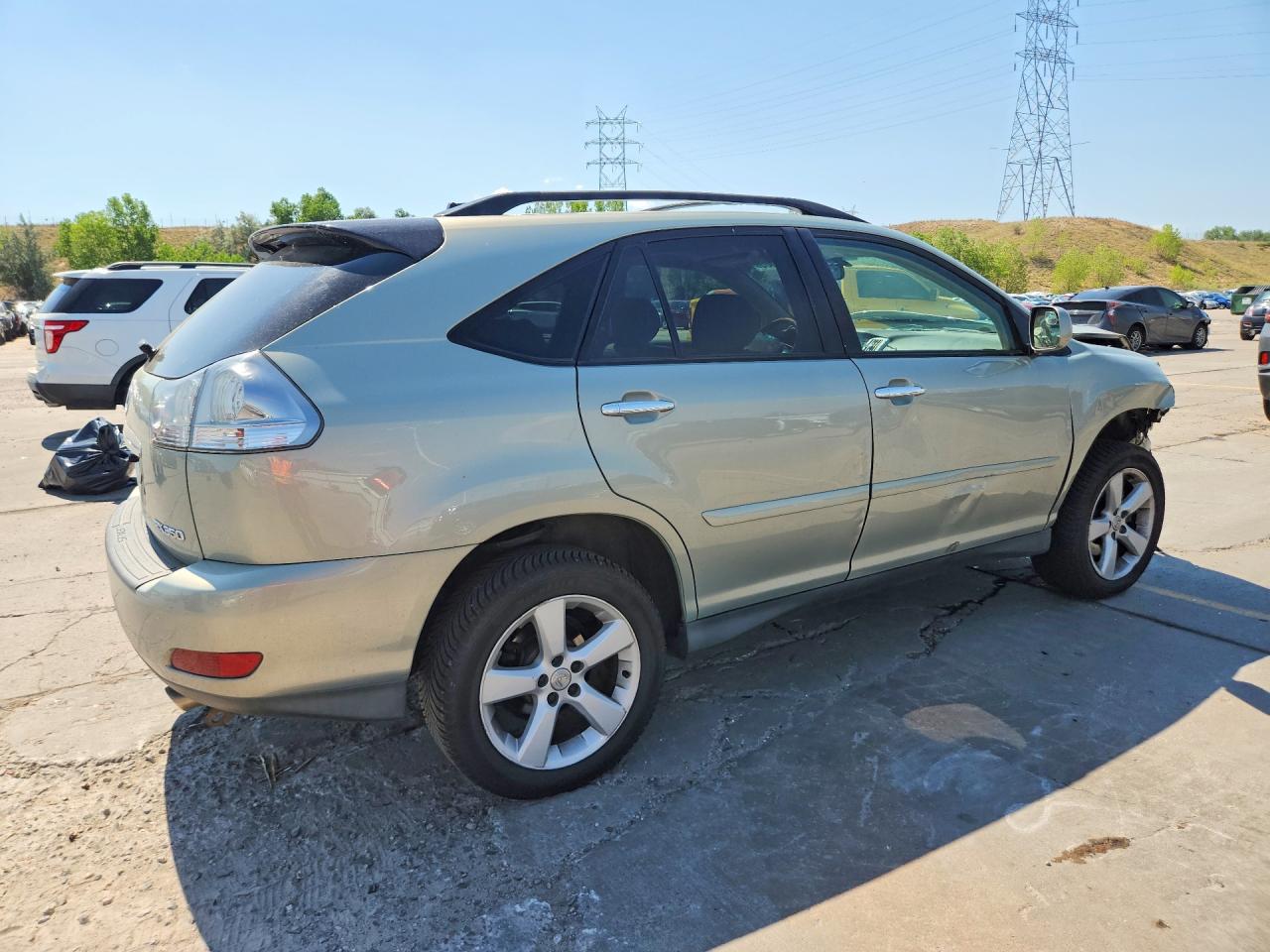 2008 Lexus Rx 350 Silver vin: 2T2HK31U18C049401