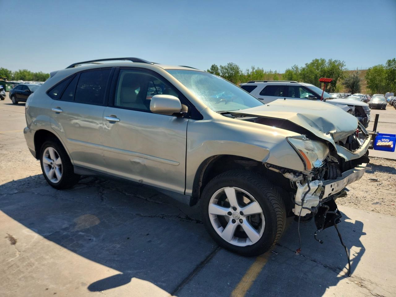 2008 Lexus Rx 350 Silver vin: 2T2HK31U18C049401