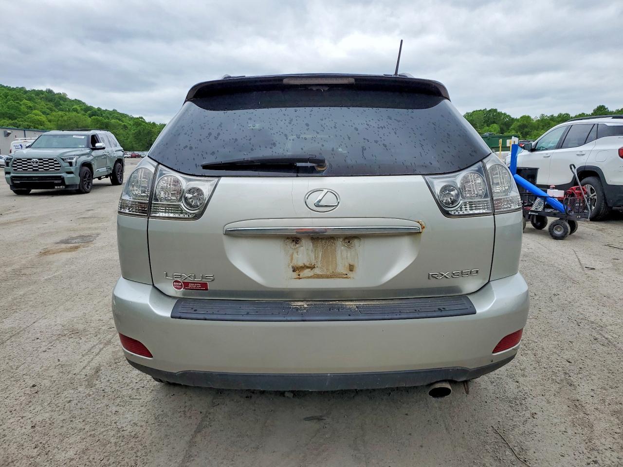 2008 Lexus Rx 350 Silver vin: 2T2HK31U18C062035