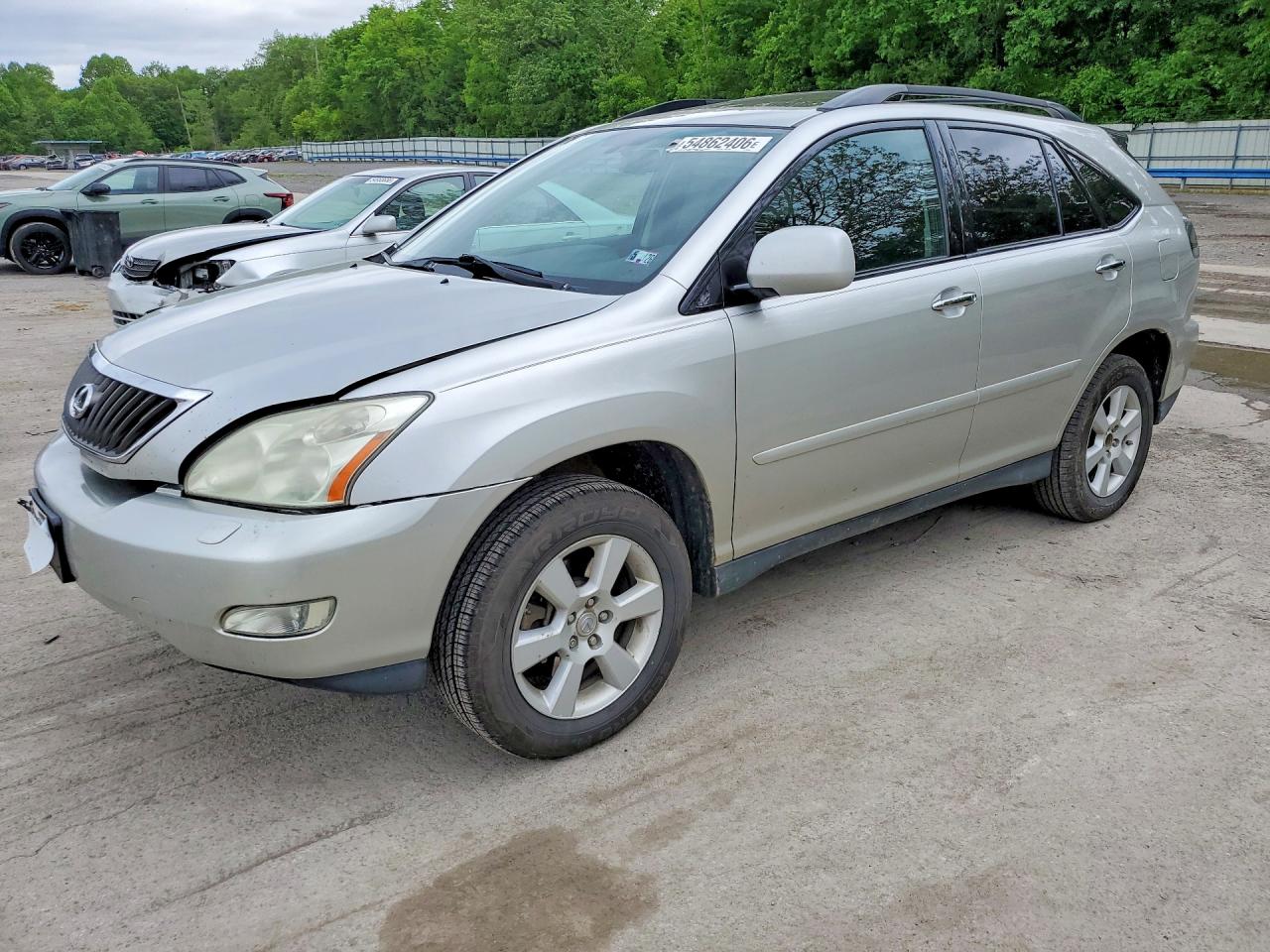 2008 Lexus Rx 350 Silver vin: 2T2HK31U18C062035