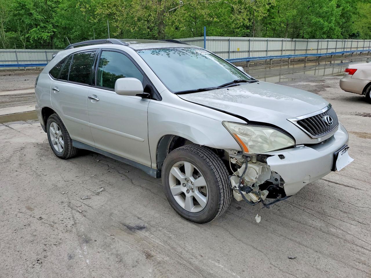 2008 Lexus Rx 350 Silver vin: 2T2HK31U18C062035