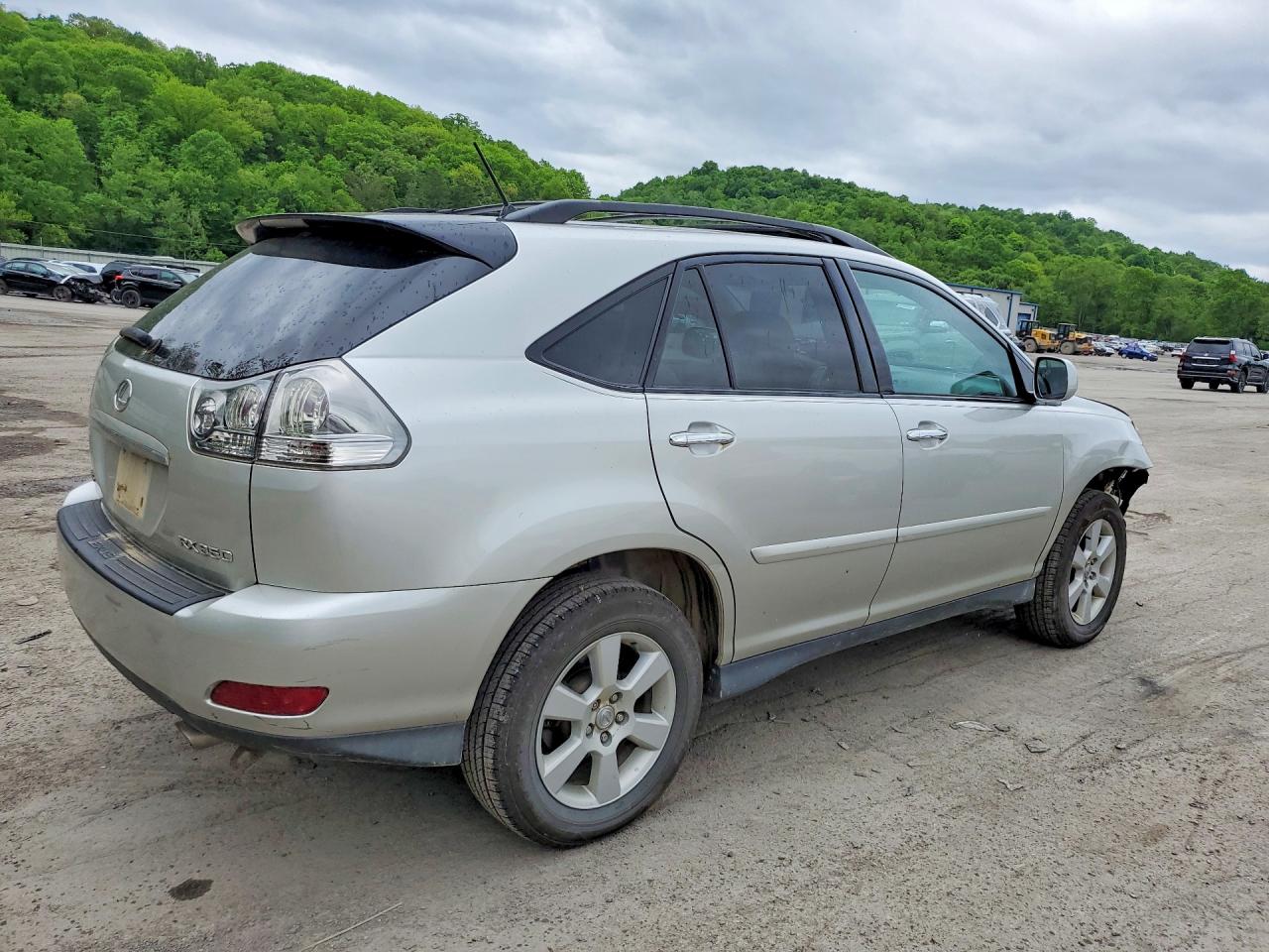 2008 Lexus Rx 350 Silver vin: 2T2HK31U18C062035
