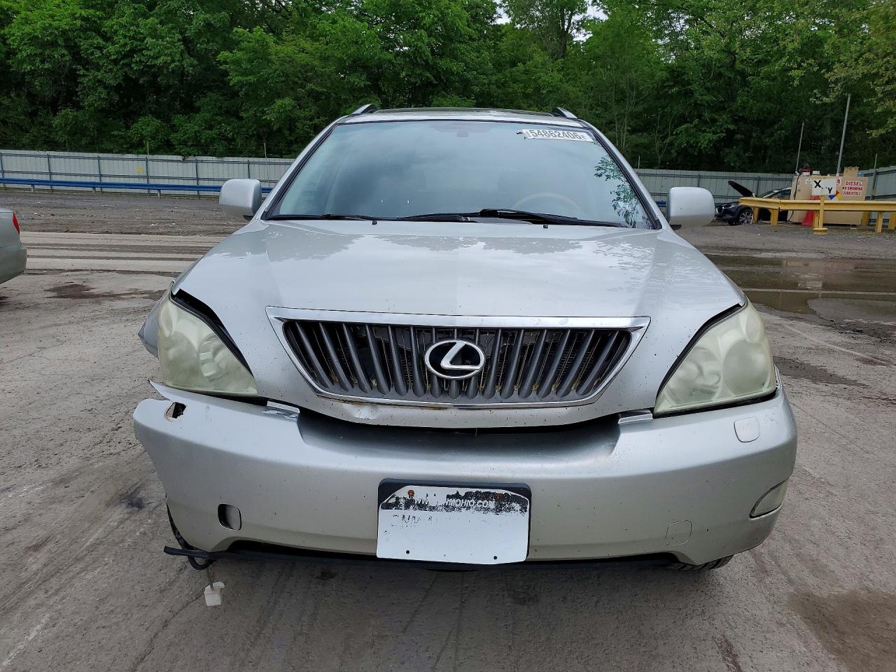 2008 Lexus Rx 350 Silver vin: 2T2HK31U18C062035