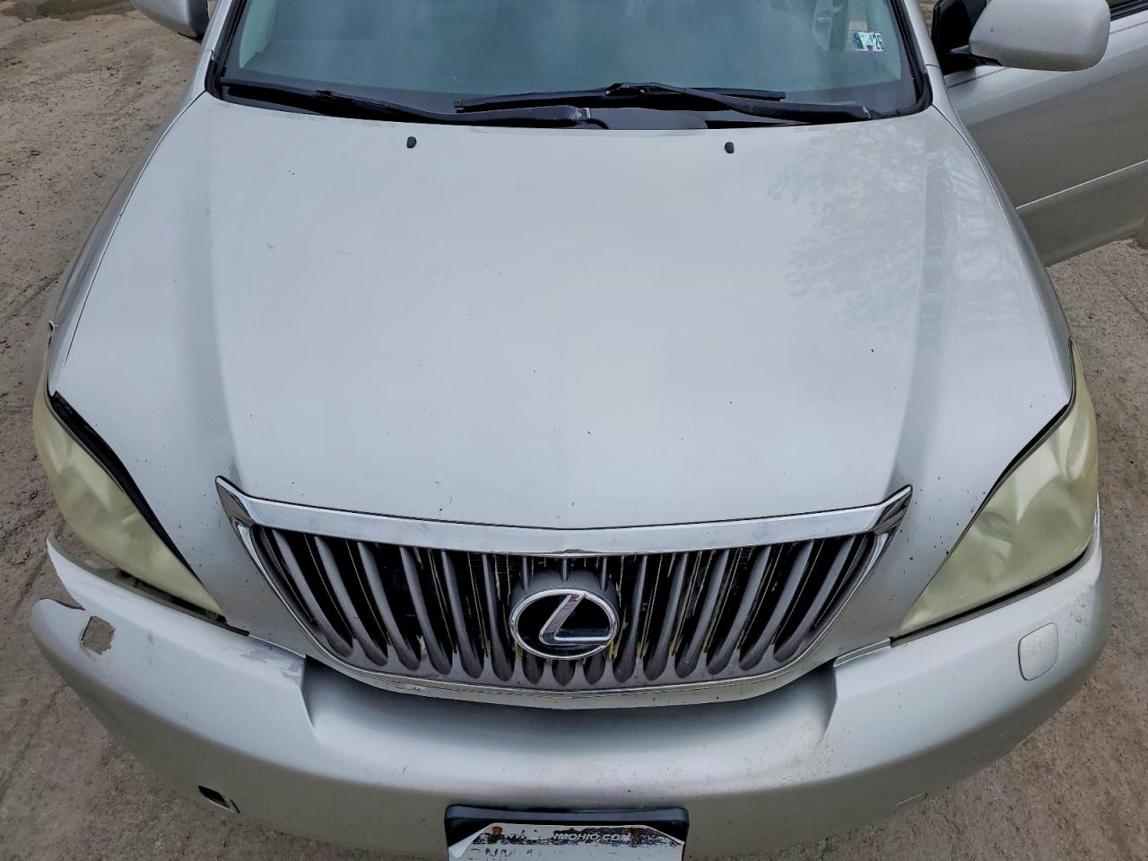 2008 Lexus Rx 350 Silver vin: 2T2HK31U18C062035
