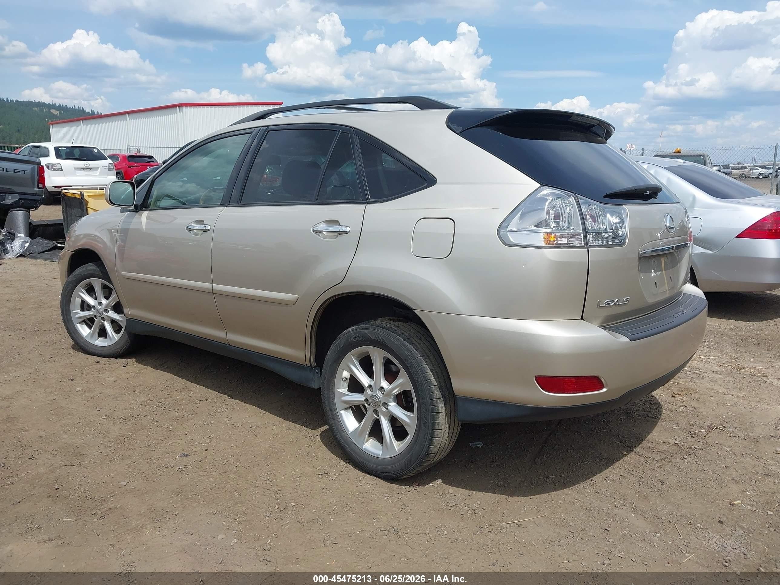 2008 Lexus Rx 350 Champagne vin: 2T2HK31U18C067249