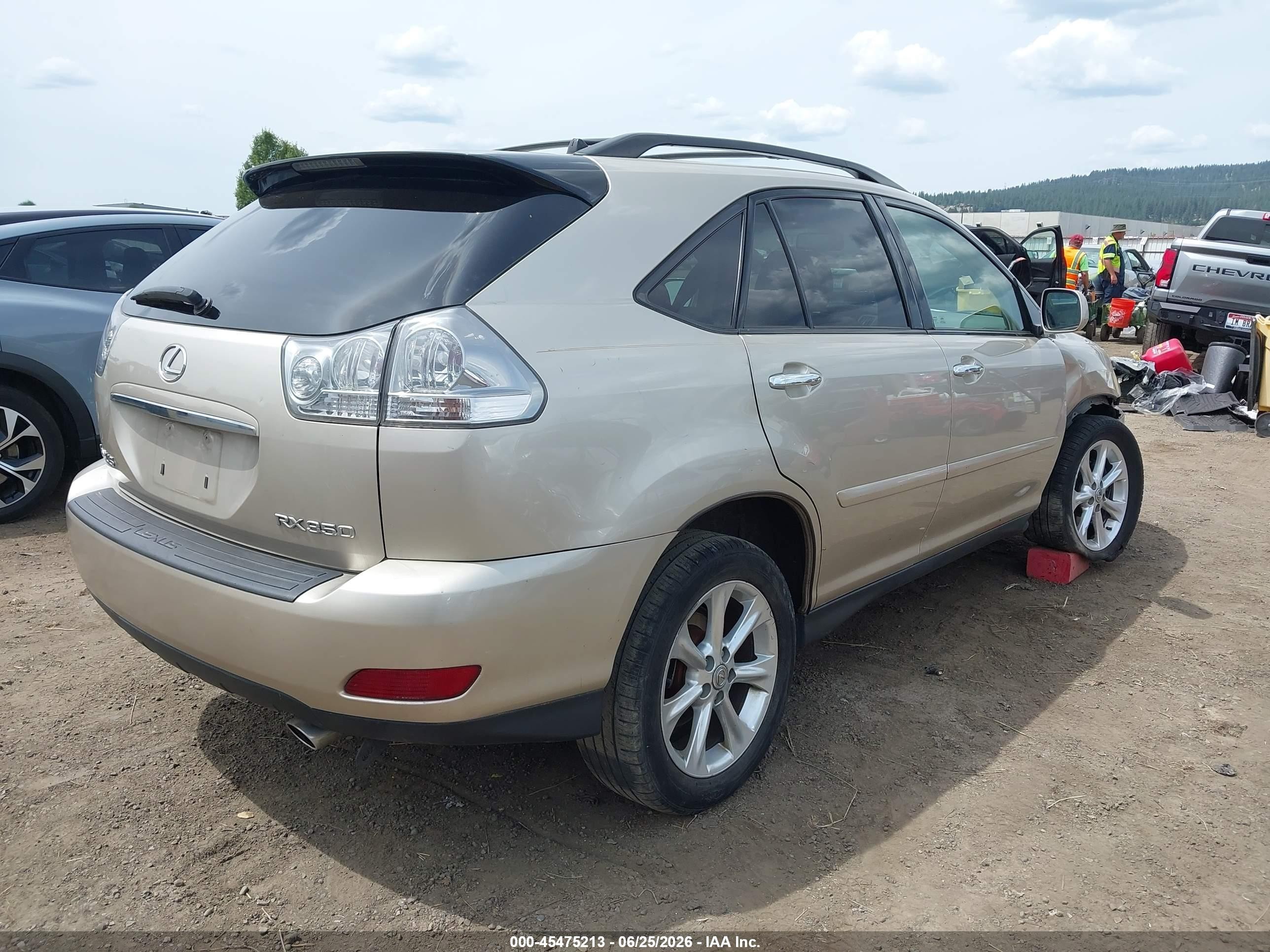 2008 Lexus Rx 350 Champagne vin: 2T2HK31U18C067249