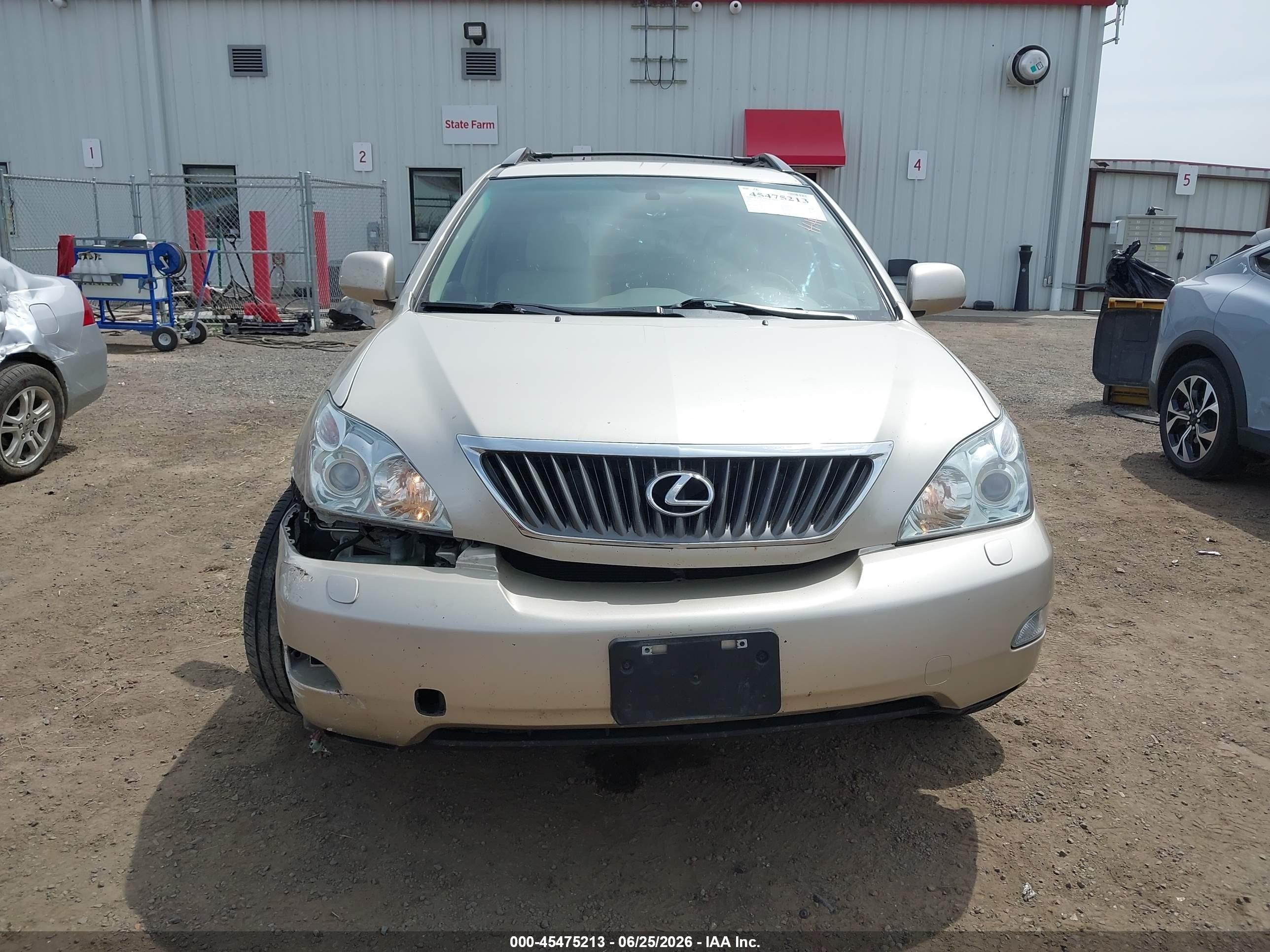 2008 Lexus Rx 350 Champagne vin: 2T2HK31U18C067249