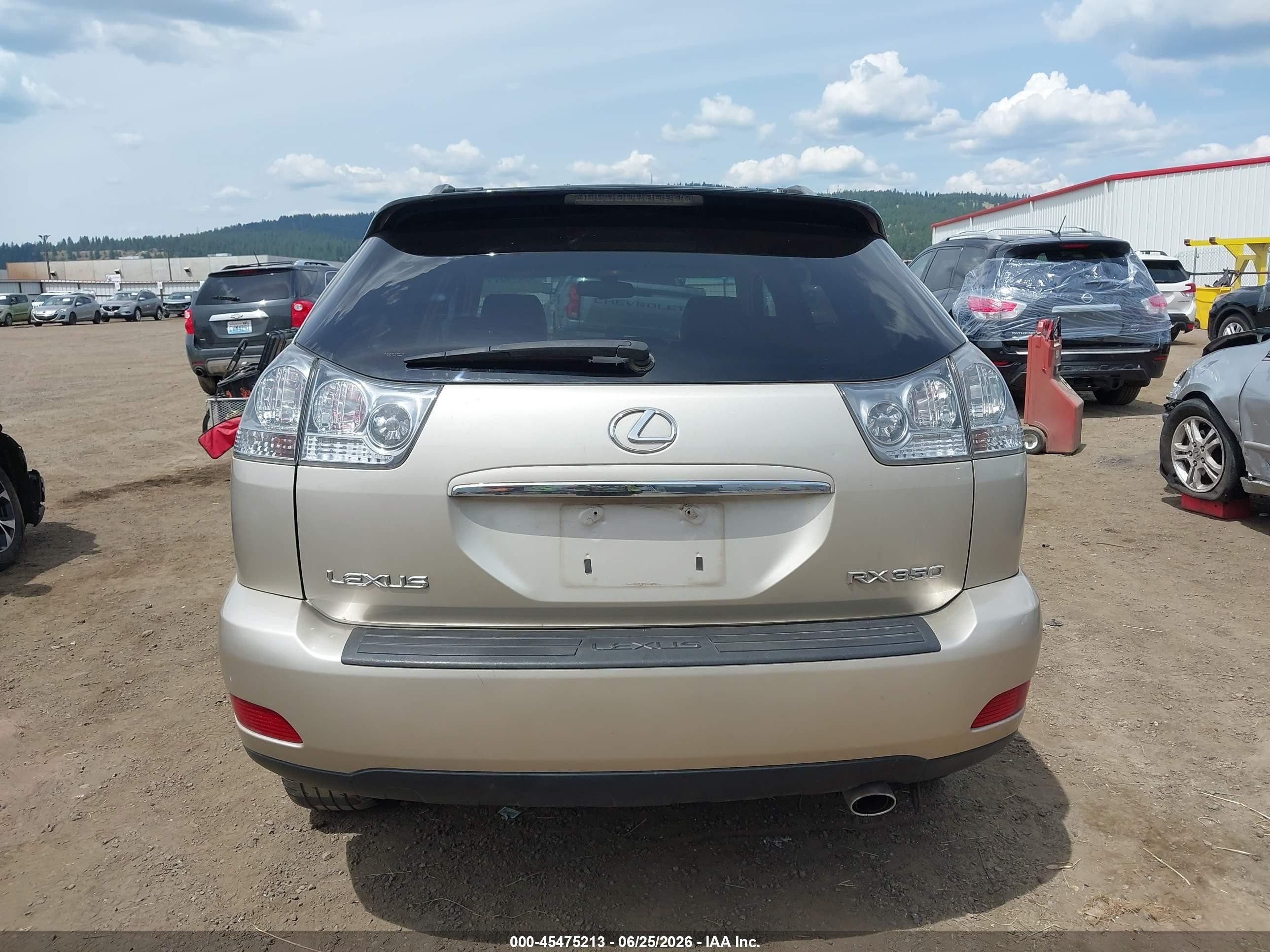 2008 Lexus Rx 350 Champagne vin: 2T2HK31U18C067249