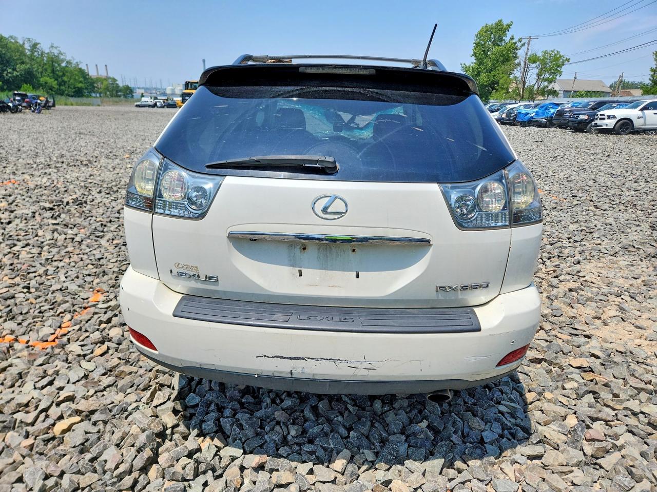2008 Lexus Rx 350 White vin: 2T2HK31U18C069258