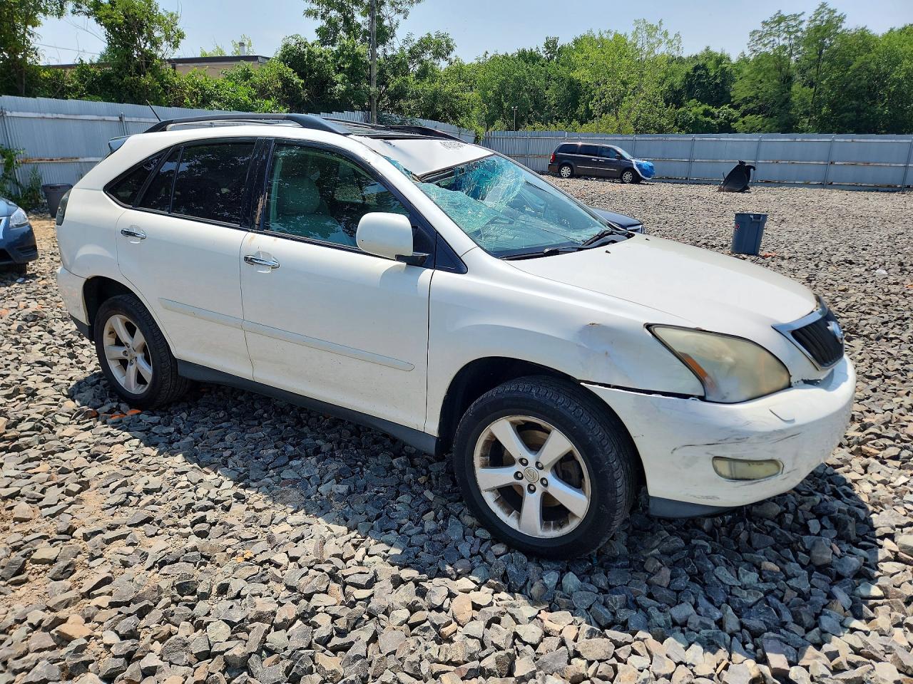 2008 Lexus Rx 350 White vin: 2T2HK31U18C069258