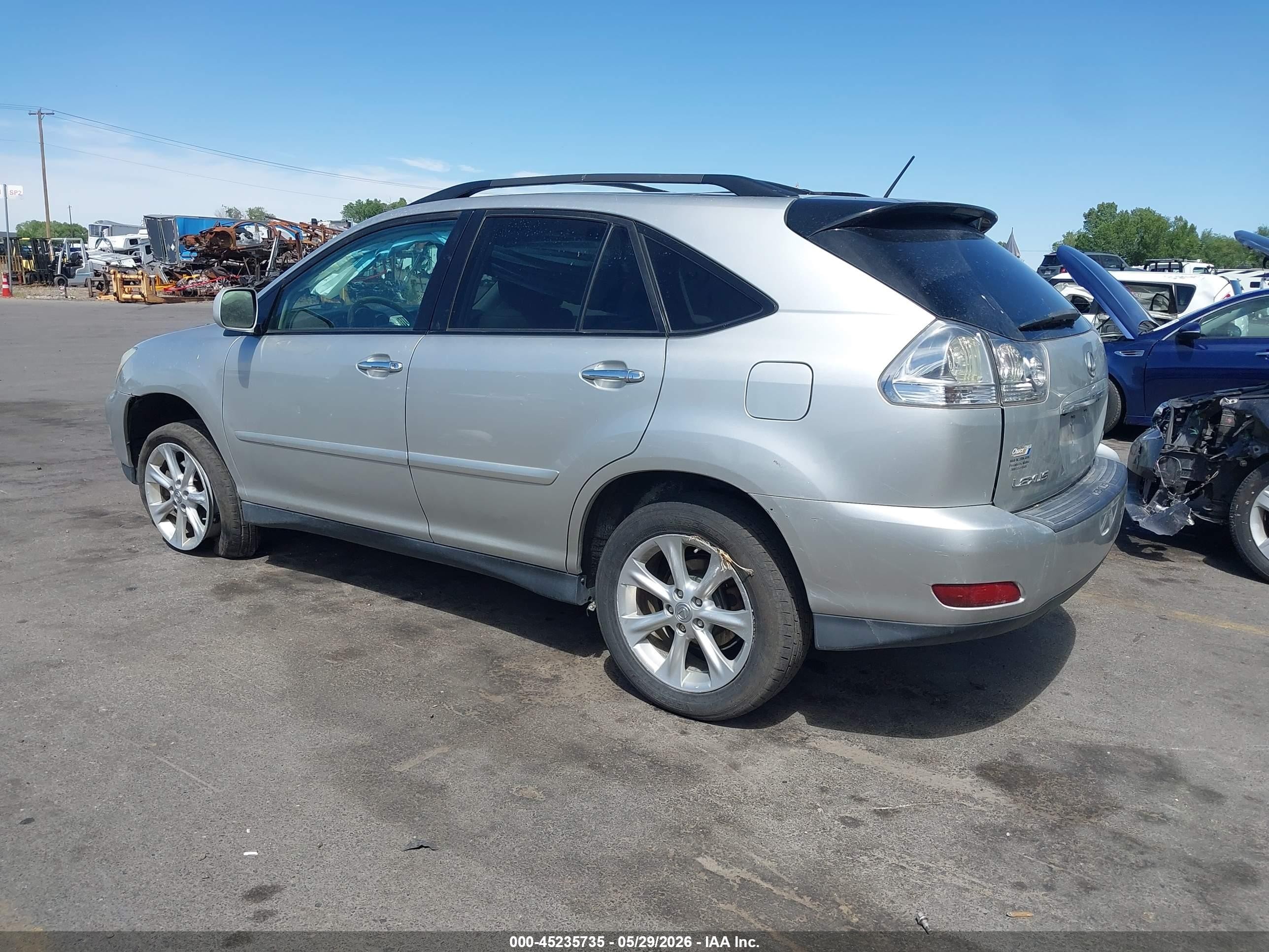 2008 Lexus Rx 350 Silver vin: 2T2HK31U18C084116