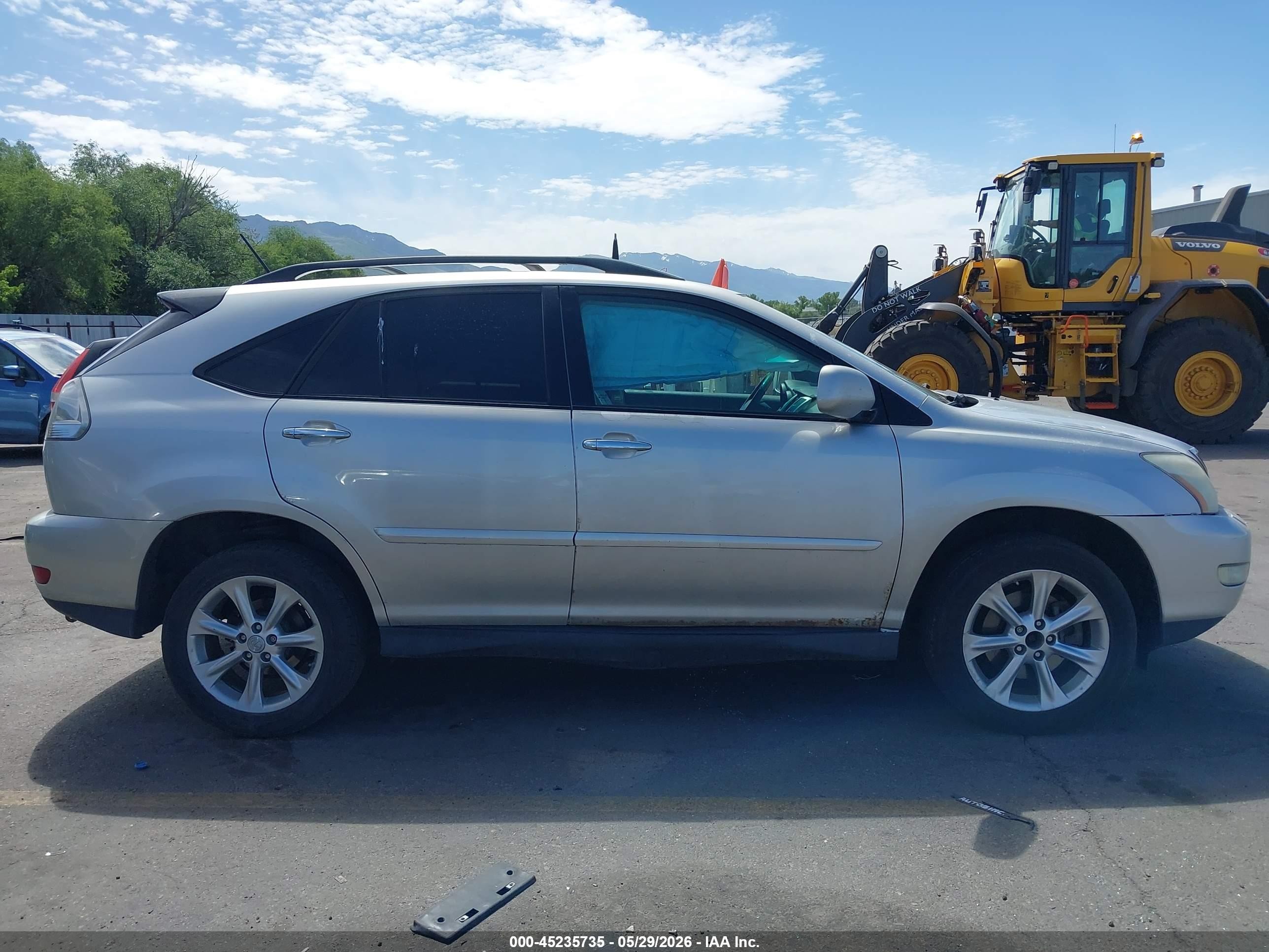2008 Lexus Rx 350 Silver vin: 2T2HK31U18C084116