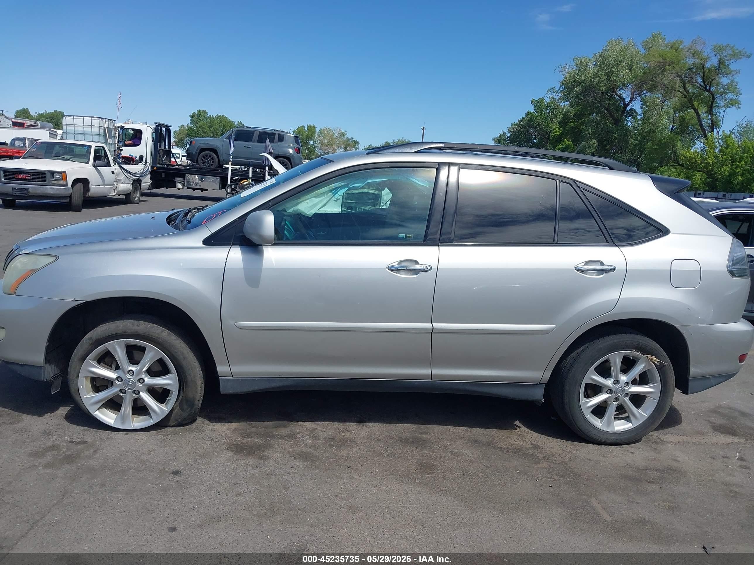 2008 Lexus Rx 350 Silver vin: 2T2HK31U18C084116
