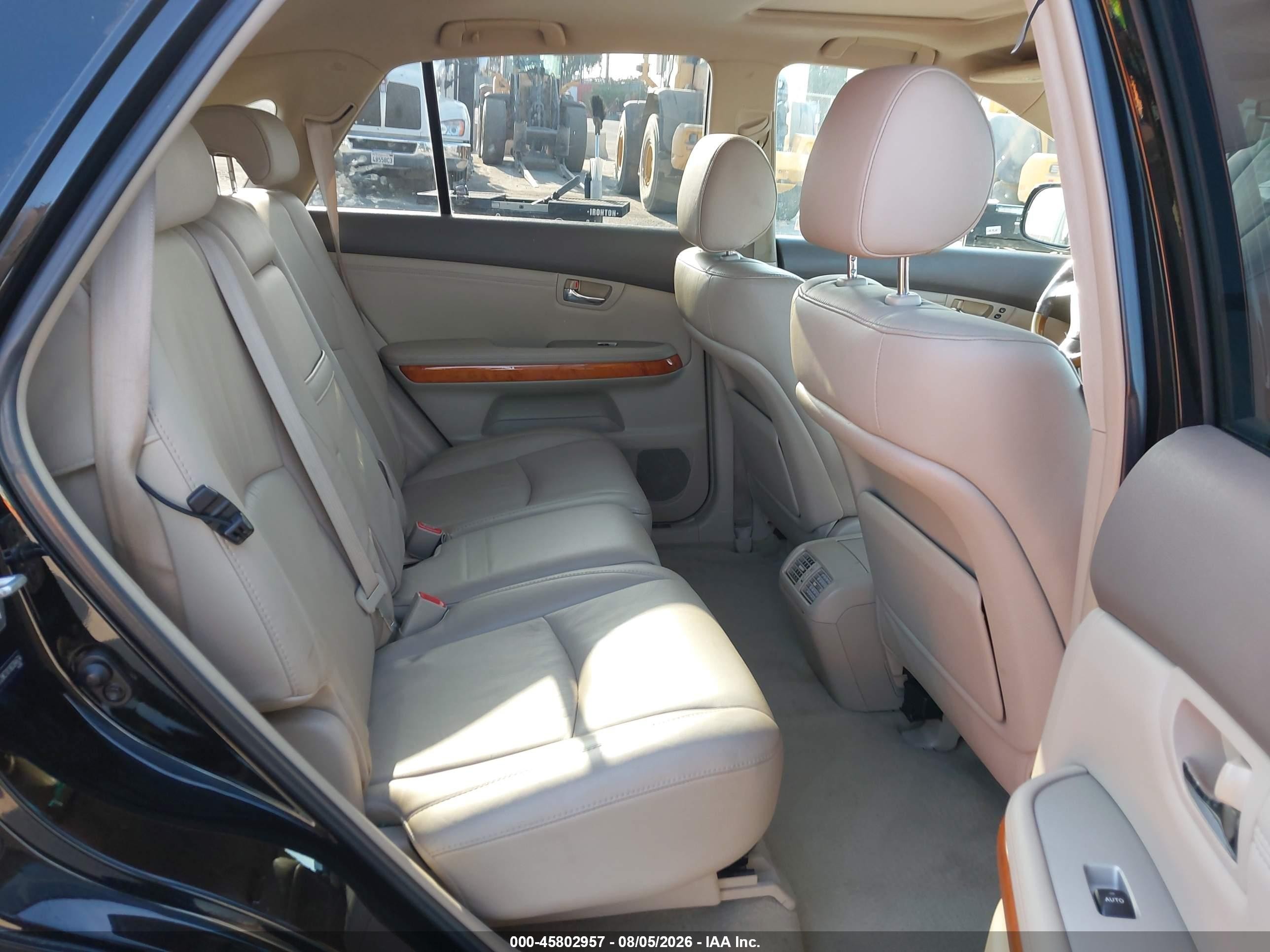 2008 Lexus Rx 350 Black vin: 2T2HK31U18C084634