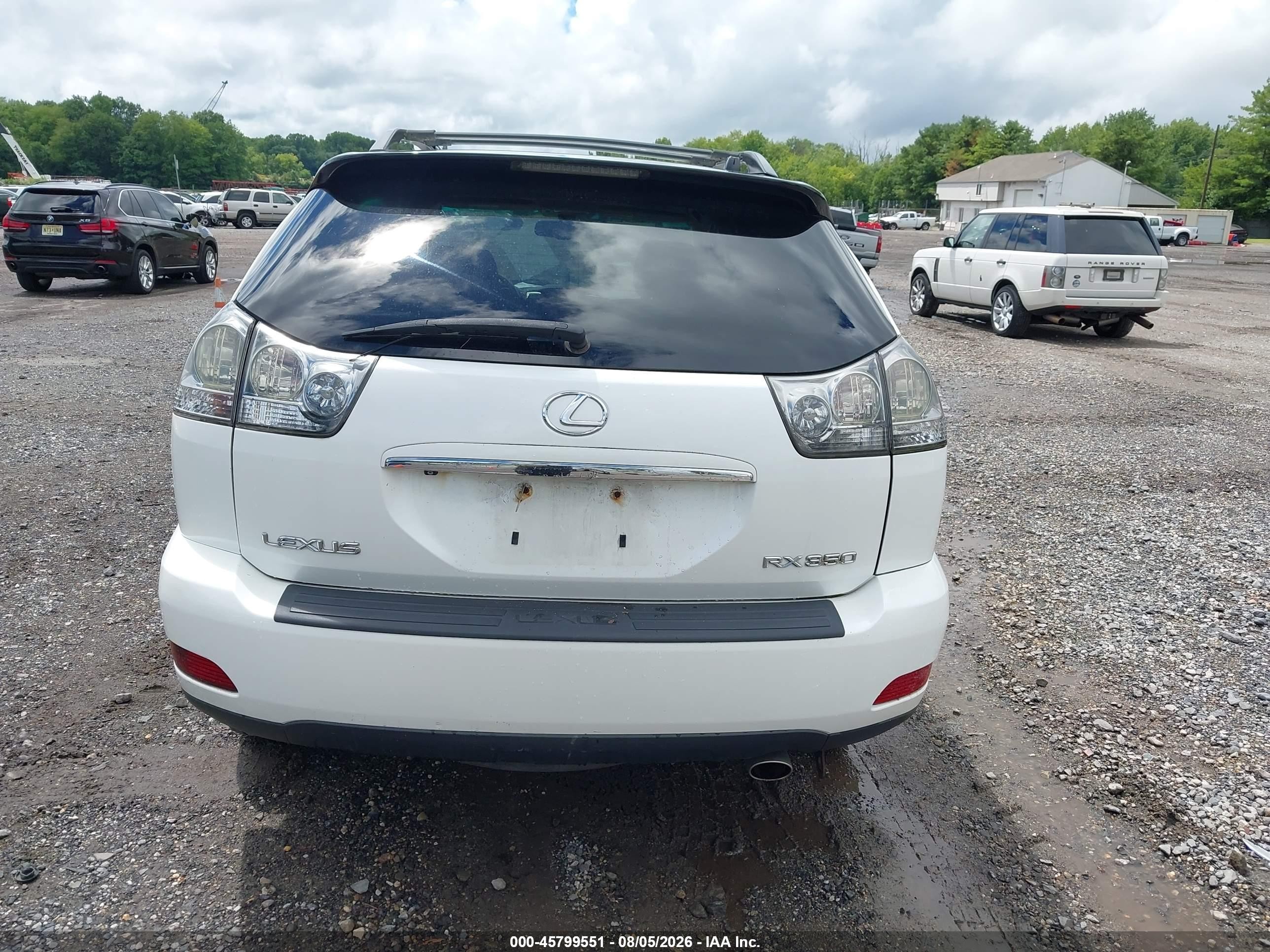 2008 Lexus Rx 350   White vin: 2T2HK31U18C088019