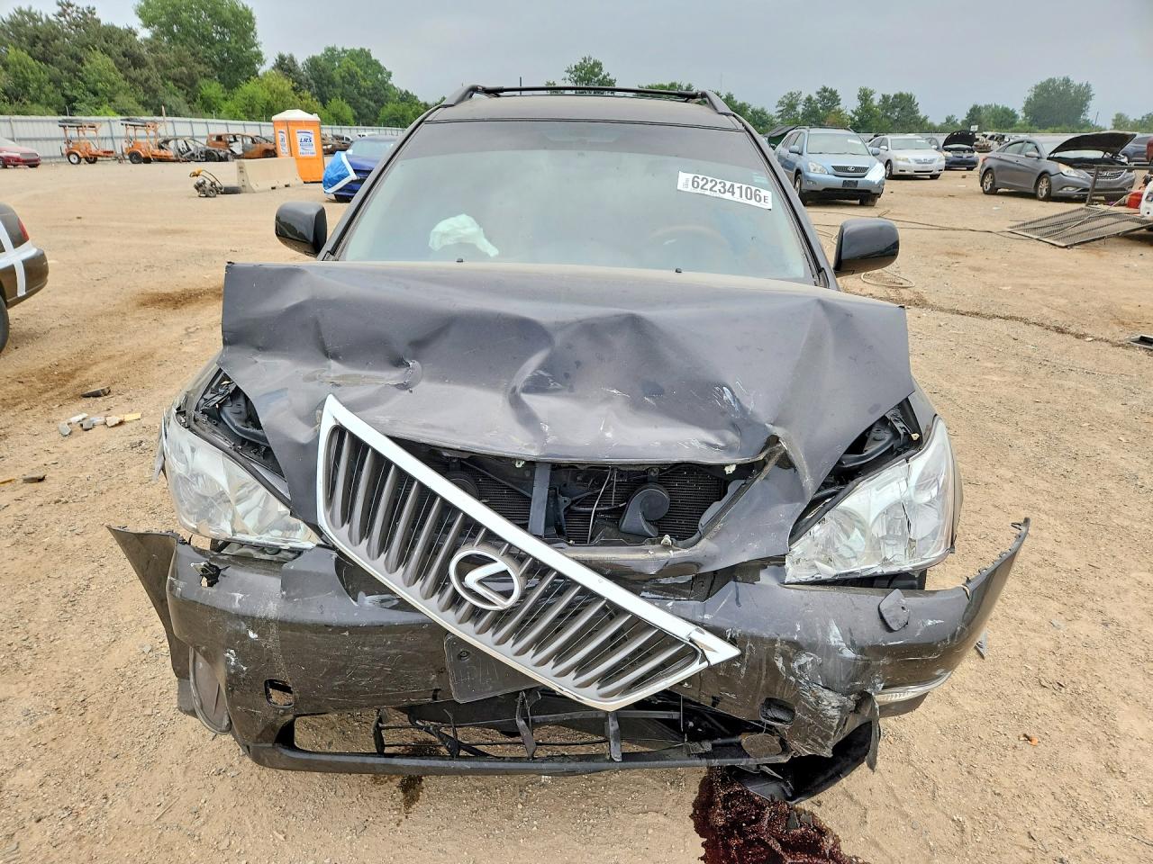 2008 Lexus Rx 350 Black vin: 2T2HK31U18C091194