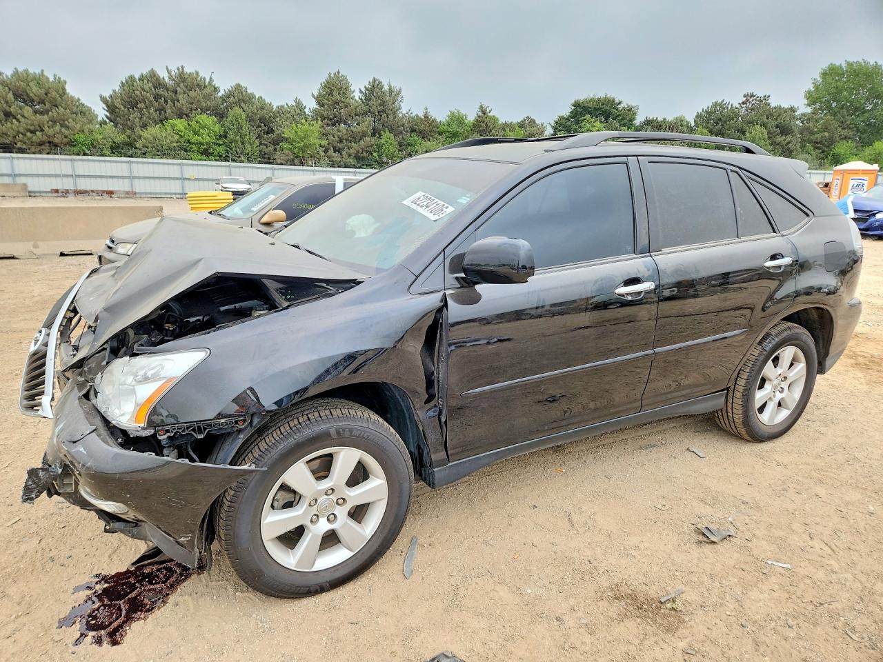 2008 Lexus Rx 350 Black vin: 2T2HK31U18C091194