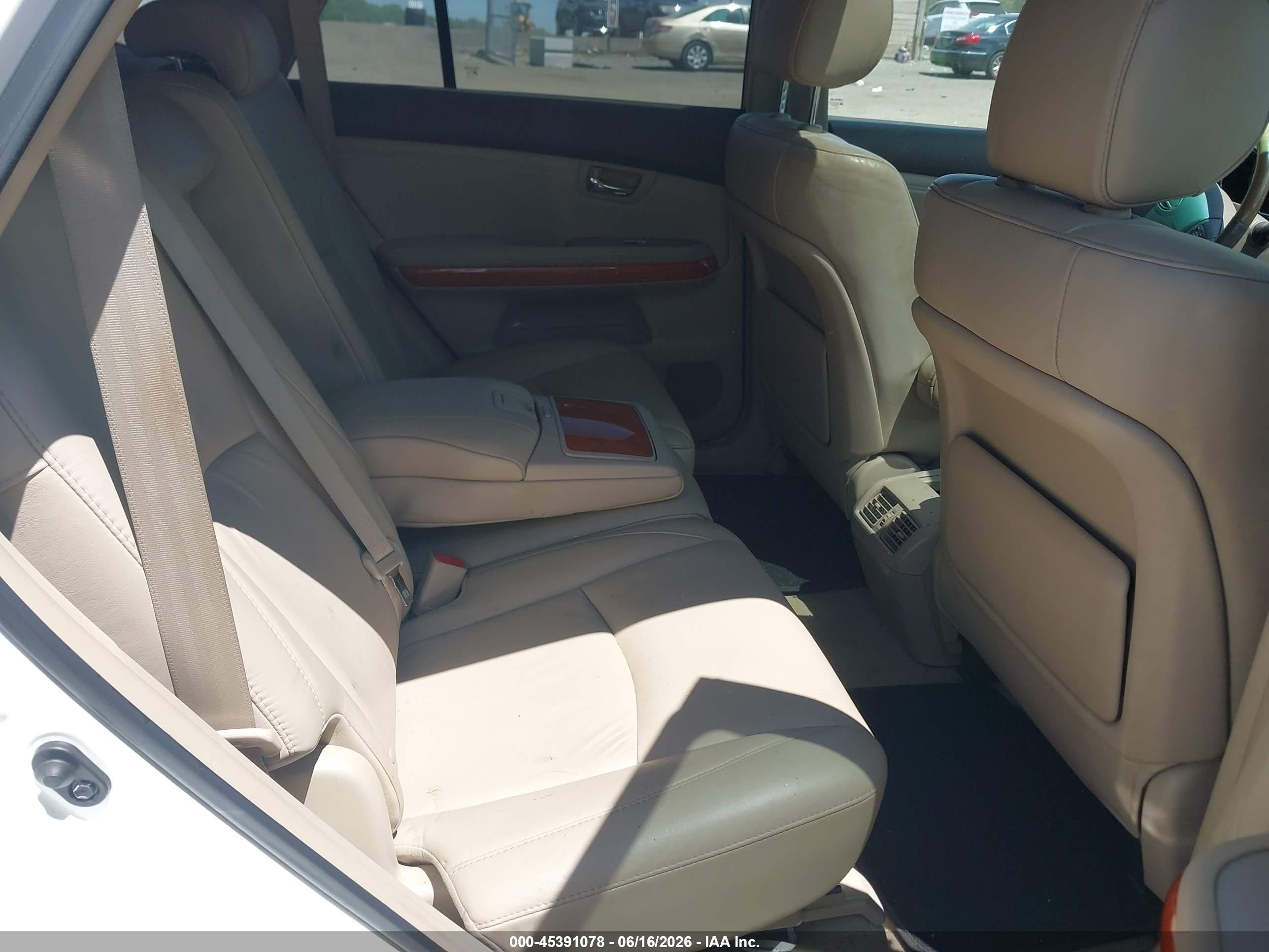 2008 Lexus Rx 350   White vin: 2T2HK31U18C094628