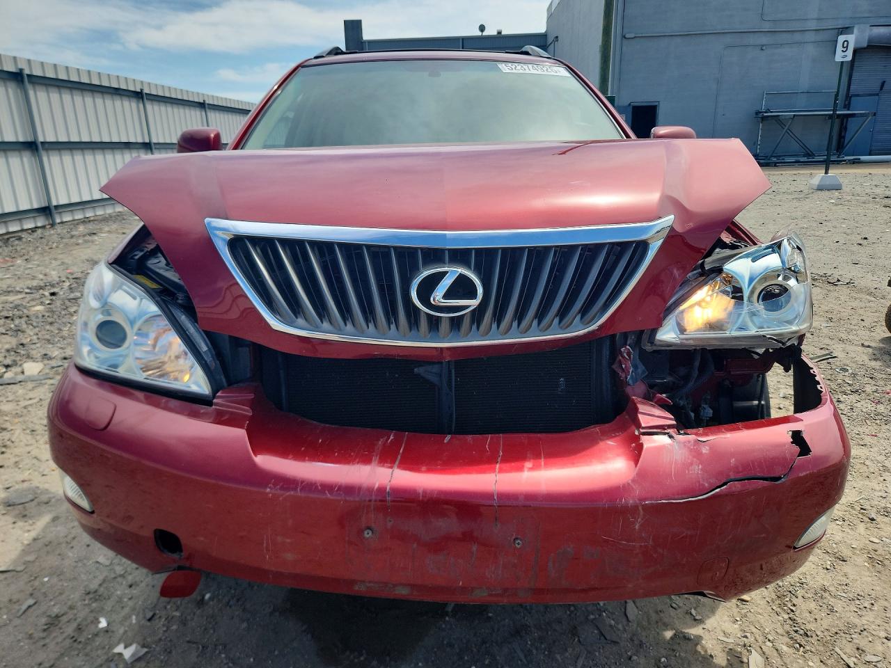 2009 Lexus Rx 350 Red vin: 2T2HK31U19C099488
