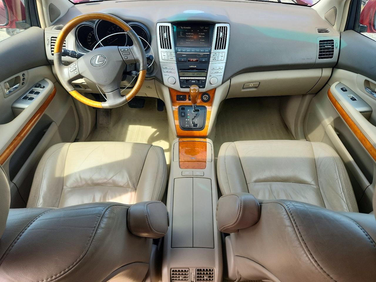 2009 Lexus Rx 350 Red vin: 2T2HK31U19C099488