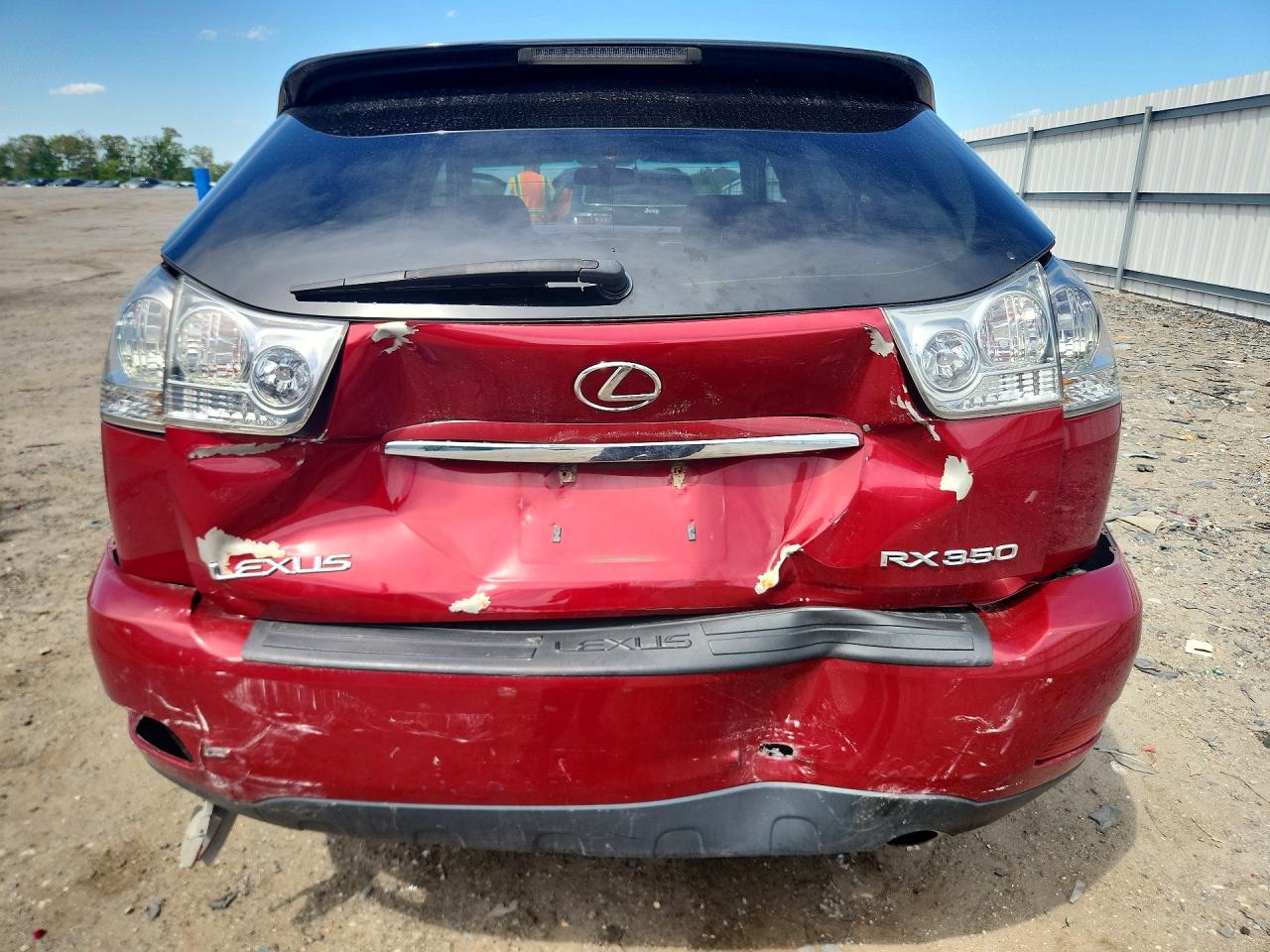 2009 Lexus Rx 350 Red vin: 2T2HK31U19C099488