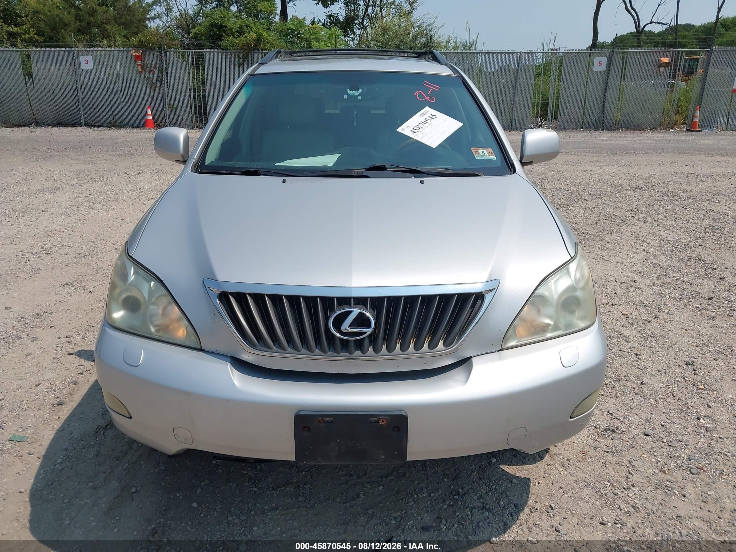 2009 Lexus Rx 350   Silver vin: 2T2HK31U19C104981