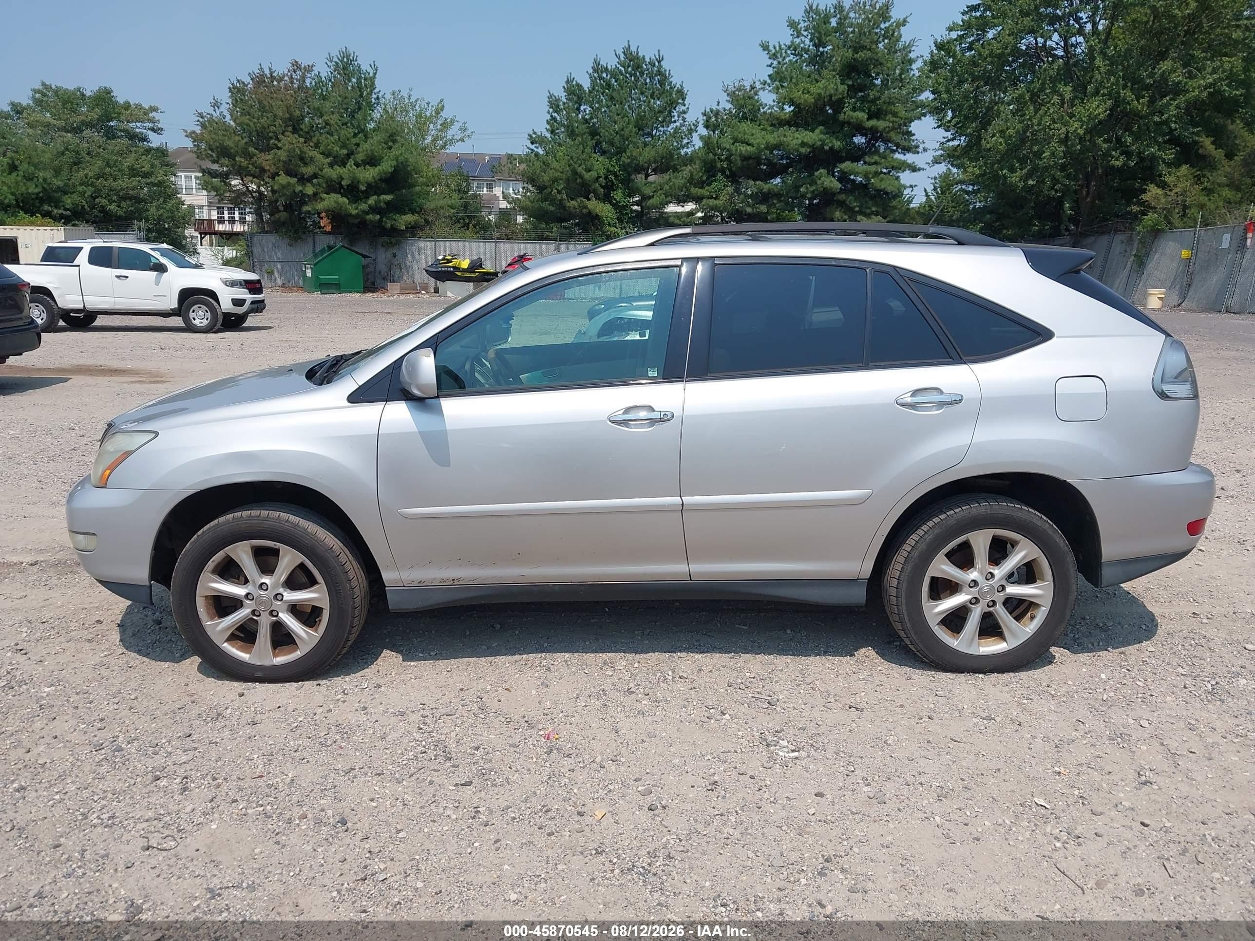 2009 Lexus Rx 350   Silver vin: 2T2HK31U19C104981