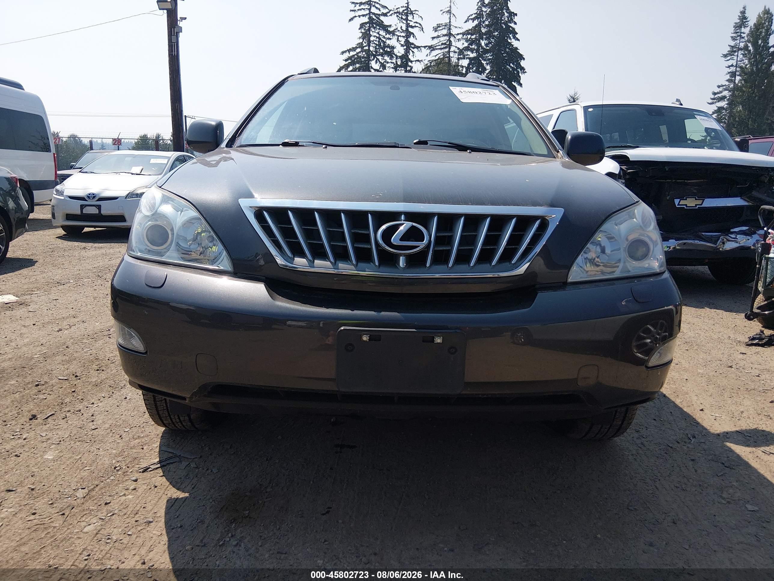 2009 Lexus Rx 350   Black vin: 2T2HK31U19C108528