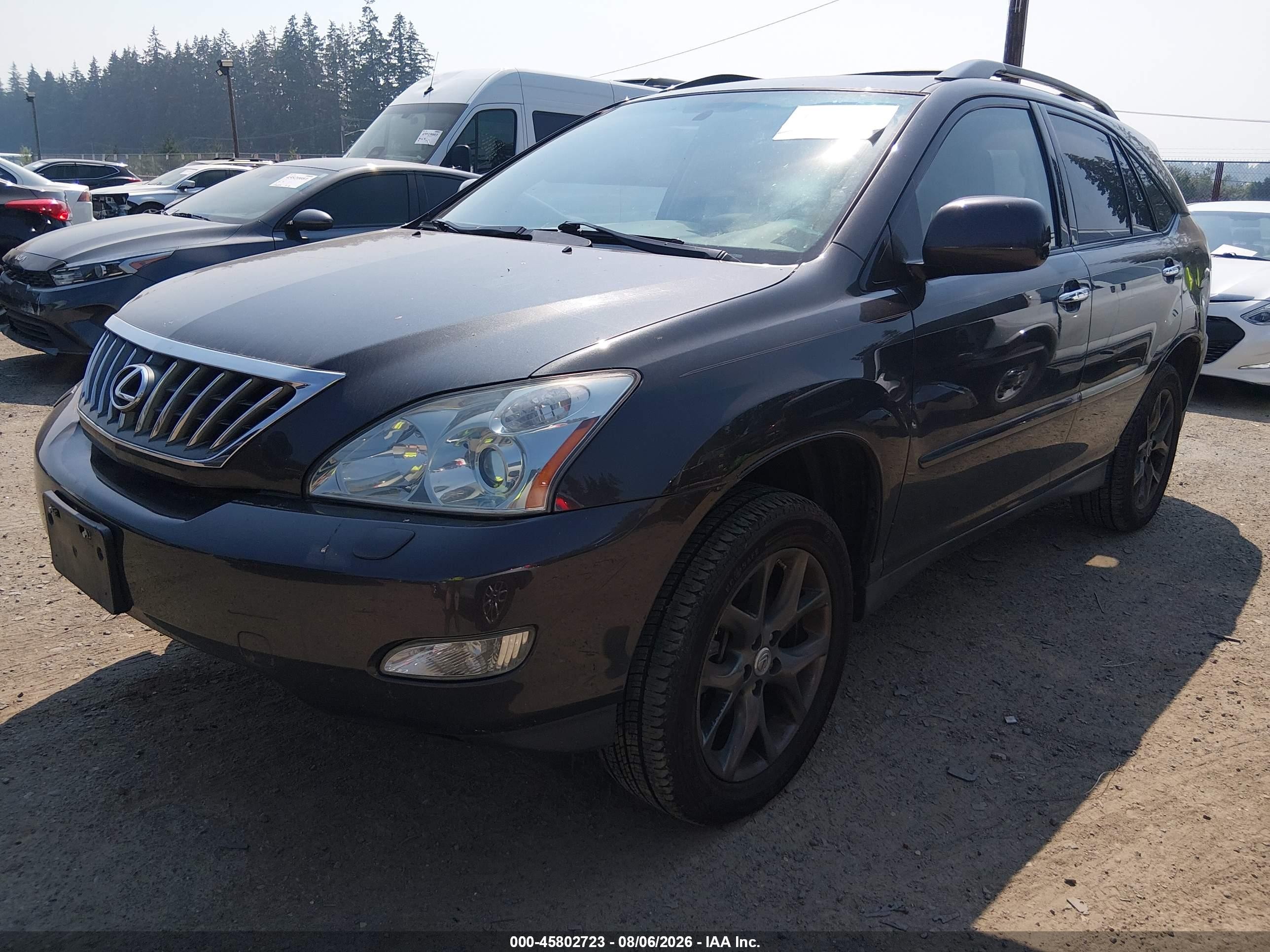 2009 Lexus Rx 350   Black vin: 2T2HK31U19C108528