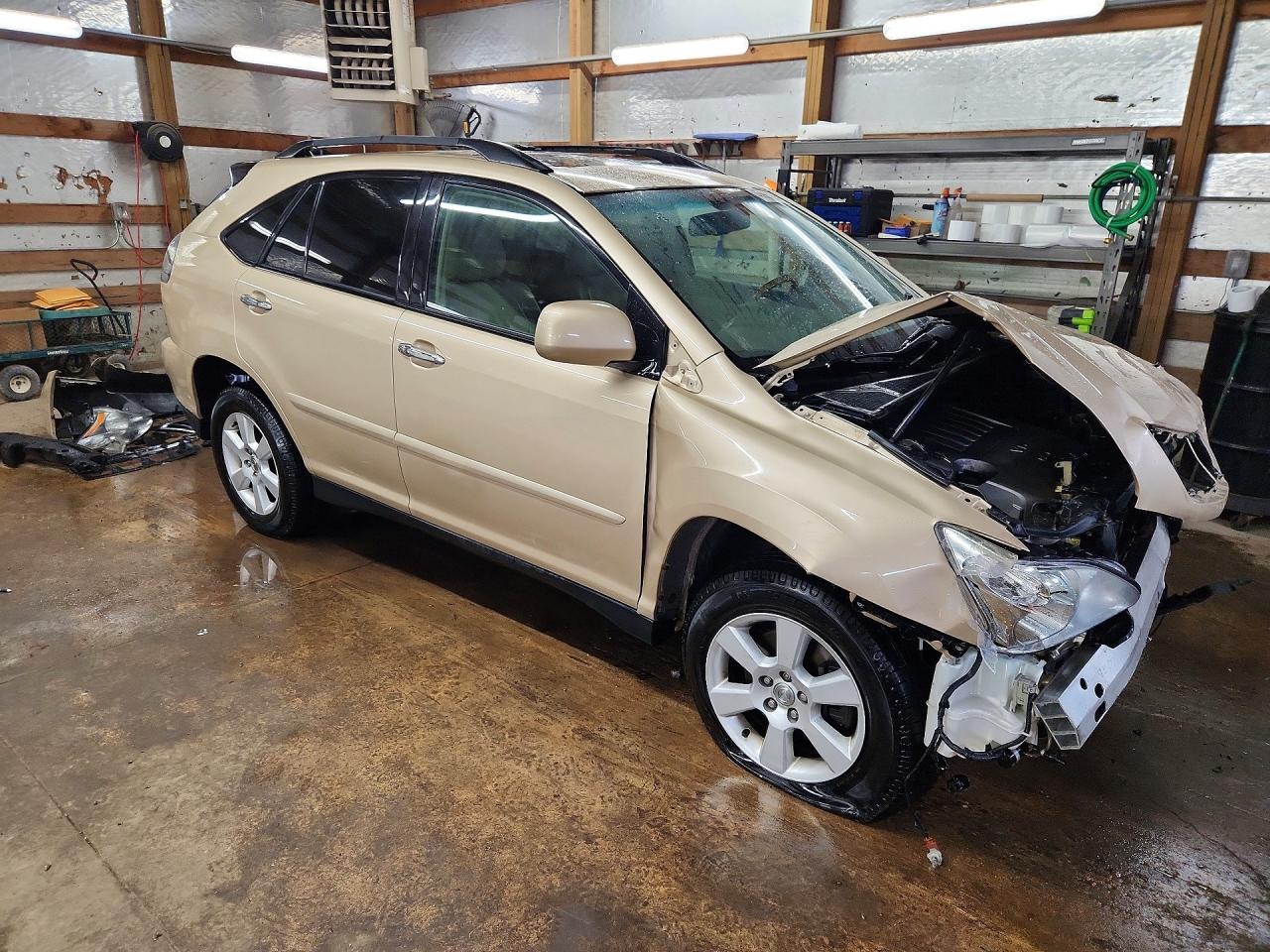 2009 Lexus Rx 350 Base Gold vin: 2T2HK31U19C112935