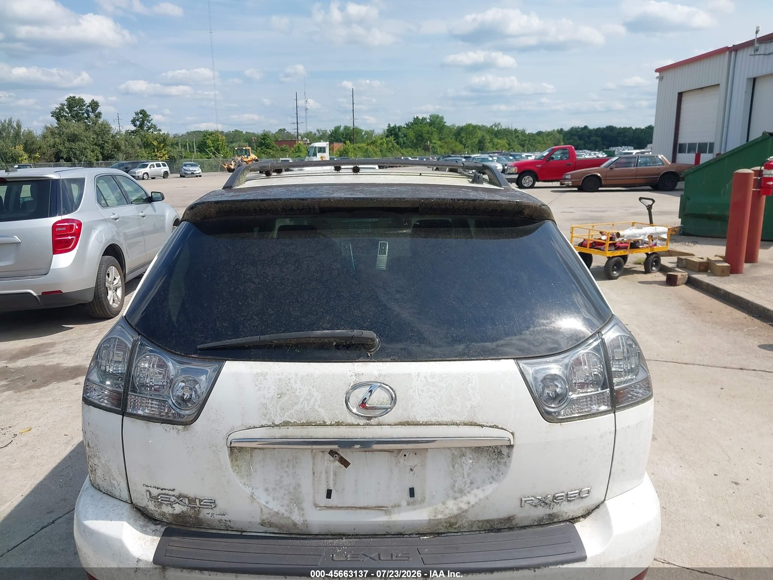 2009 Lexus Rx 350   White vin: 2T2HK31U19C115348