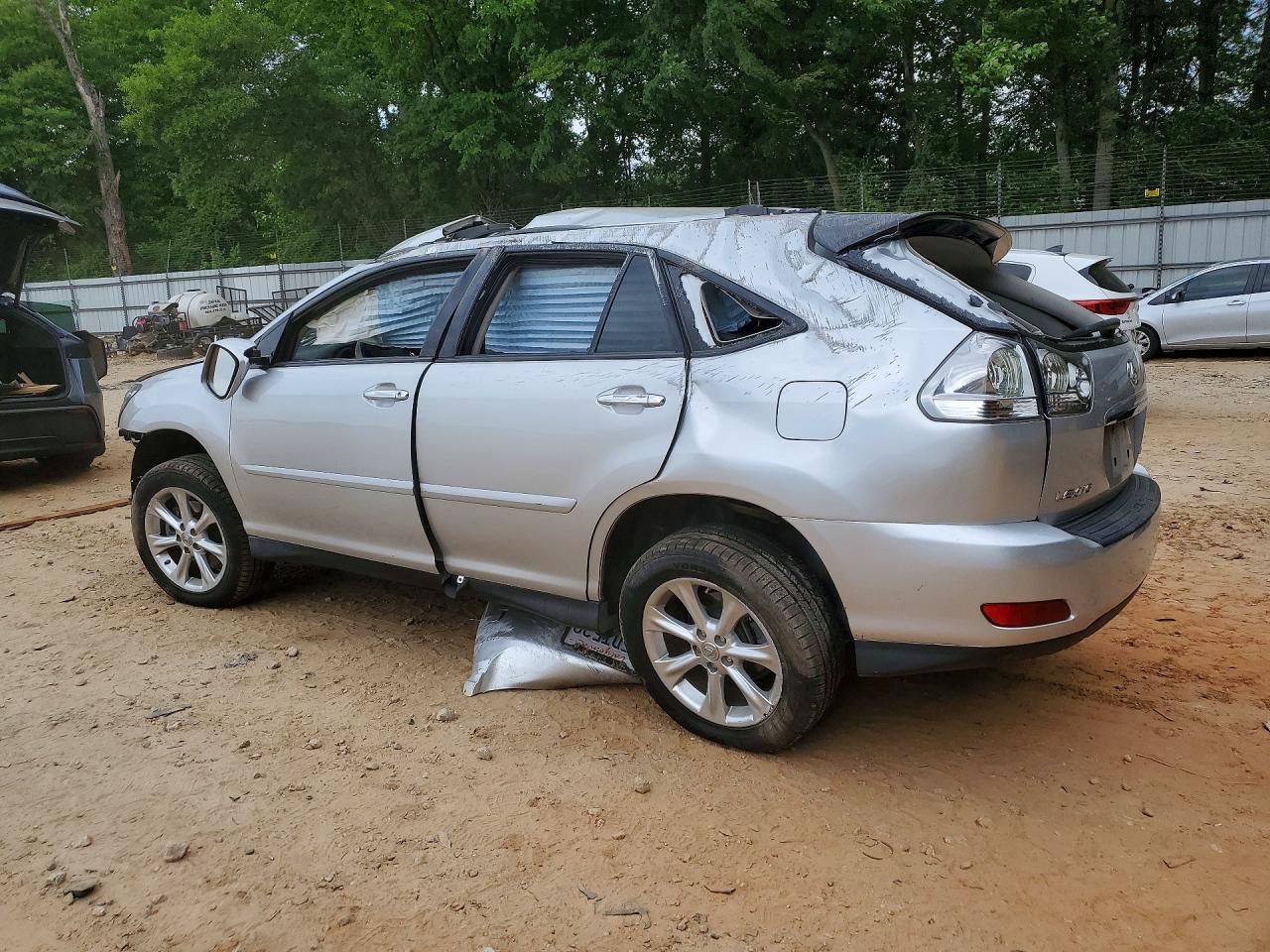 2009 Lexus Rx 350 Silver vin: 2T2HK31U19C116161
