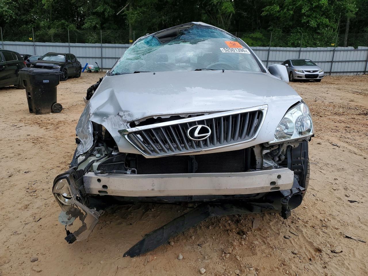 2009 Lexus Rx 350 Silver vin: 2T2HK31U19C116161