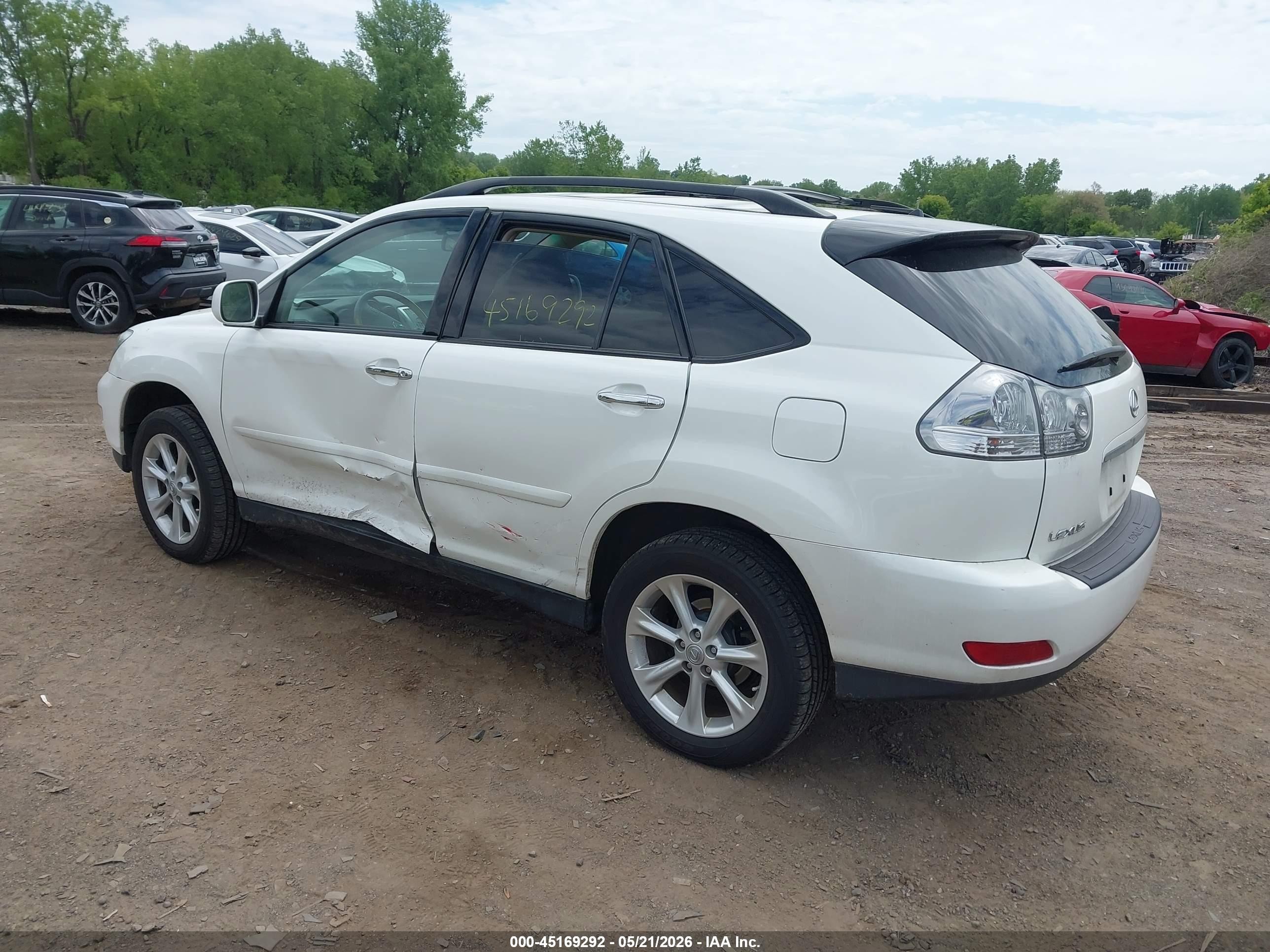 2009 Lexus Rx 350 White vin: 2T2HK31U19C124101