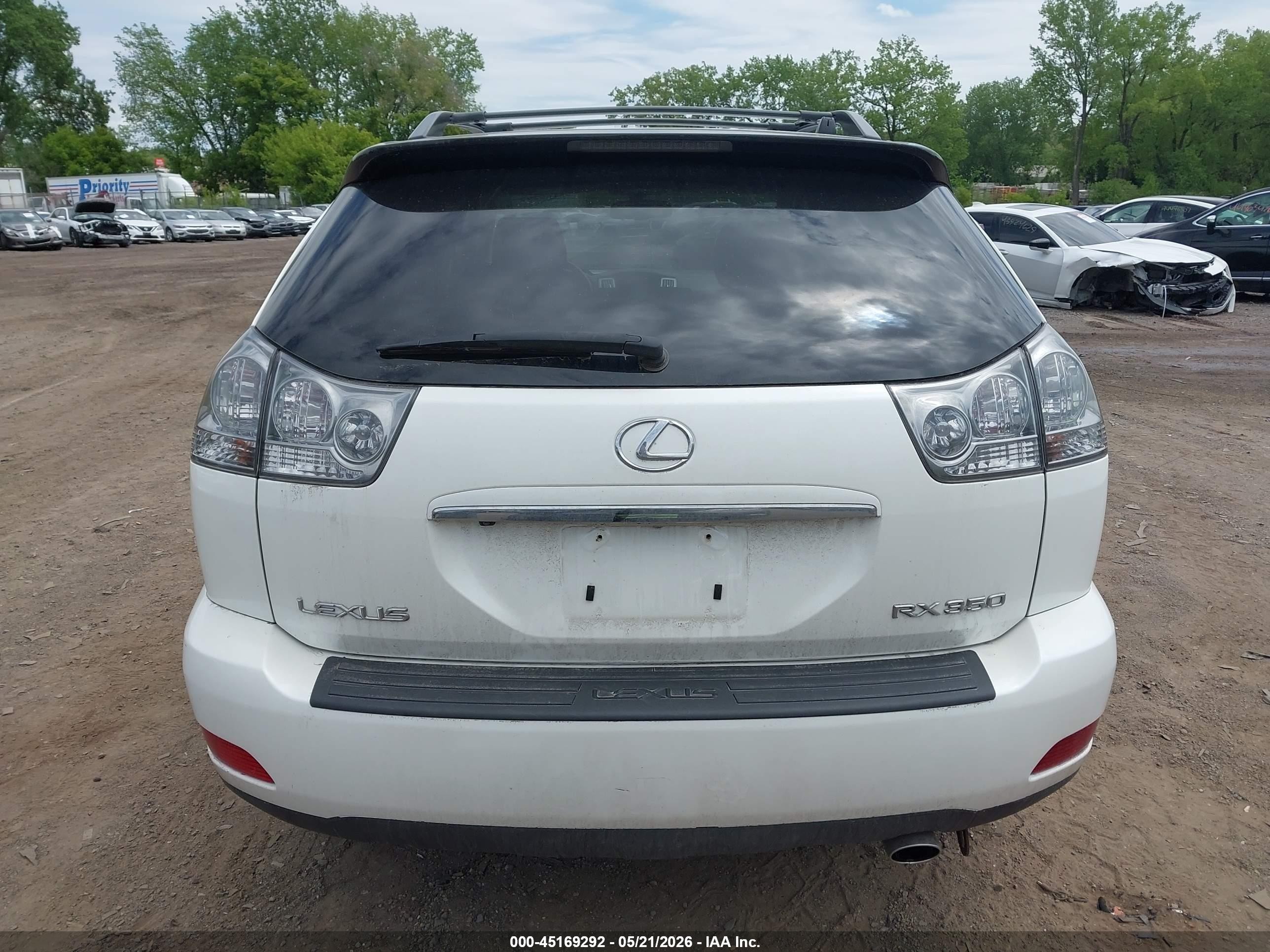 2009 Lexus Rx 350 White vin: 2T2HK31U19C124101