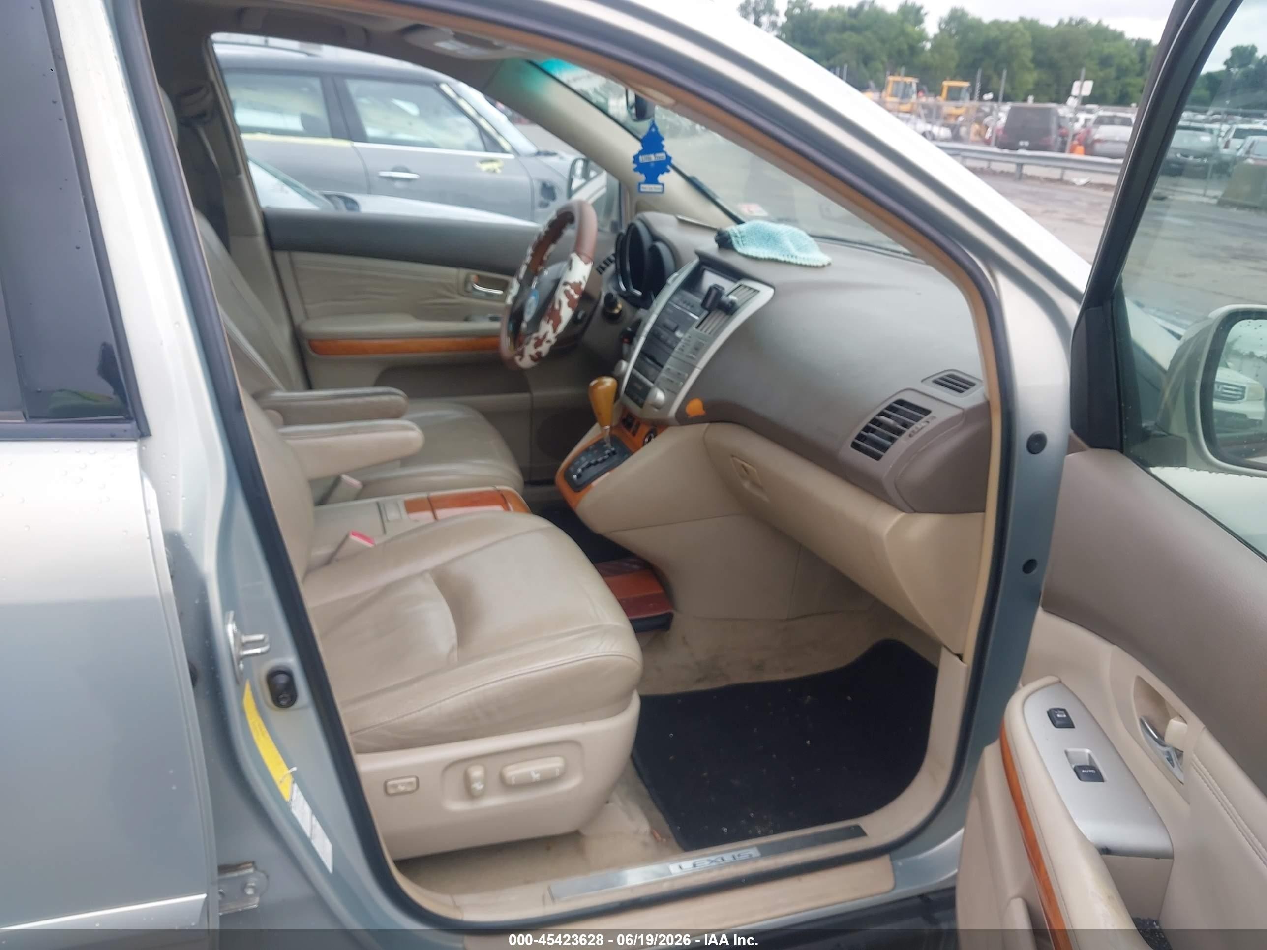 2009 Lexus Rx 350   Light Blue vin: 2T2HK31U19C133669