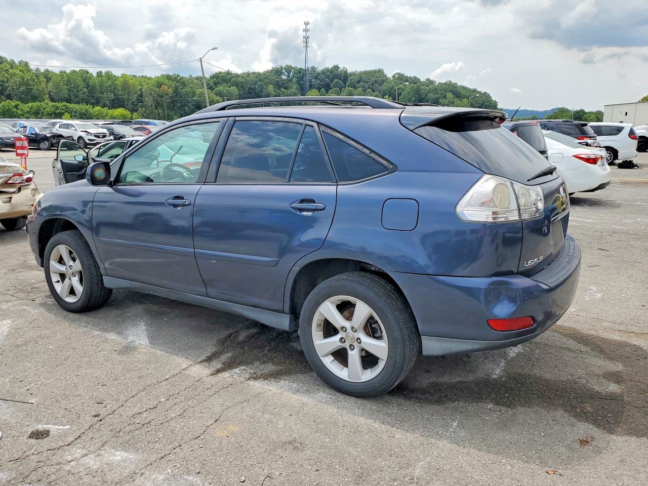 2007 Lexus Rx 350 Blue vin: 2T2HK31U27C004823