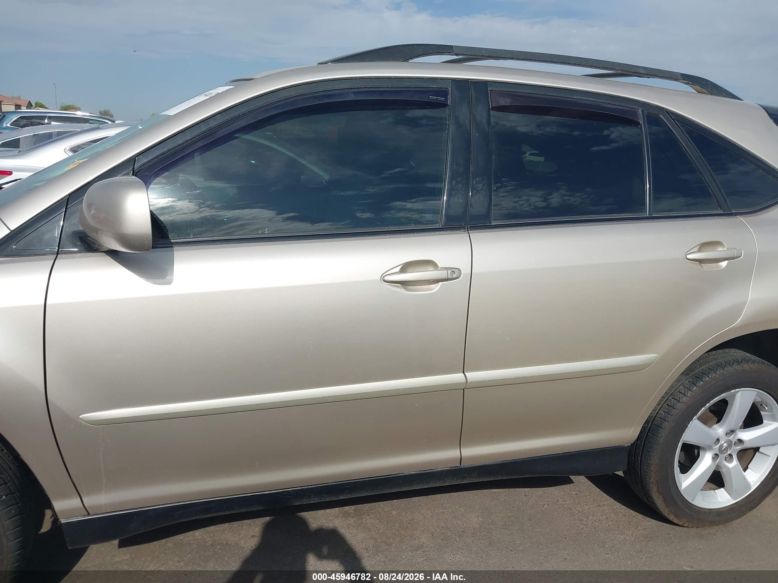2007 Lexus Rx 350   Gold vin: 2T2HK31U27C011450