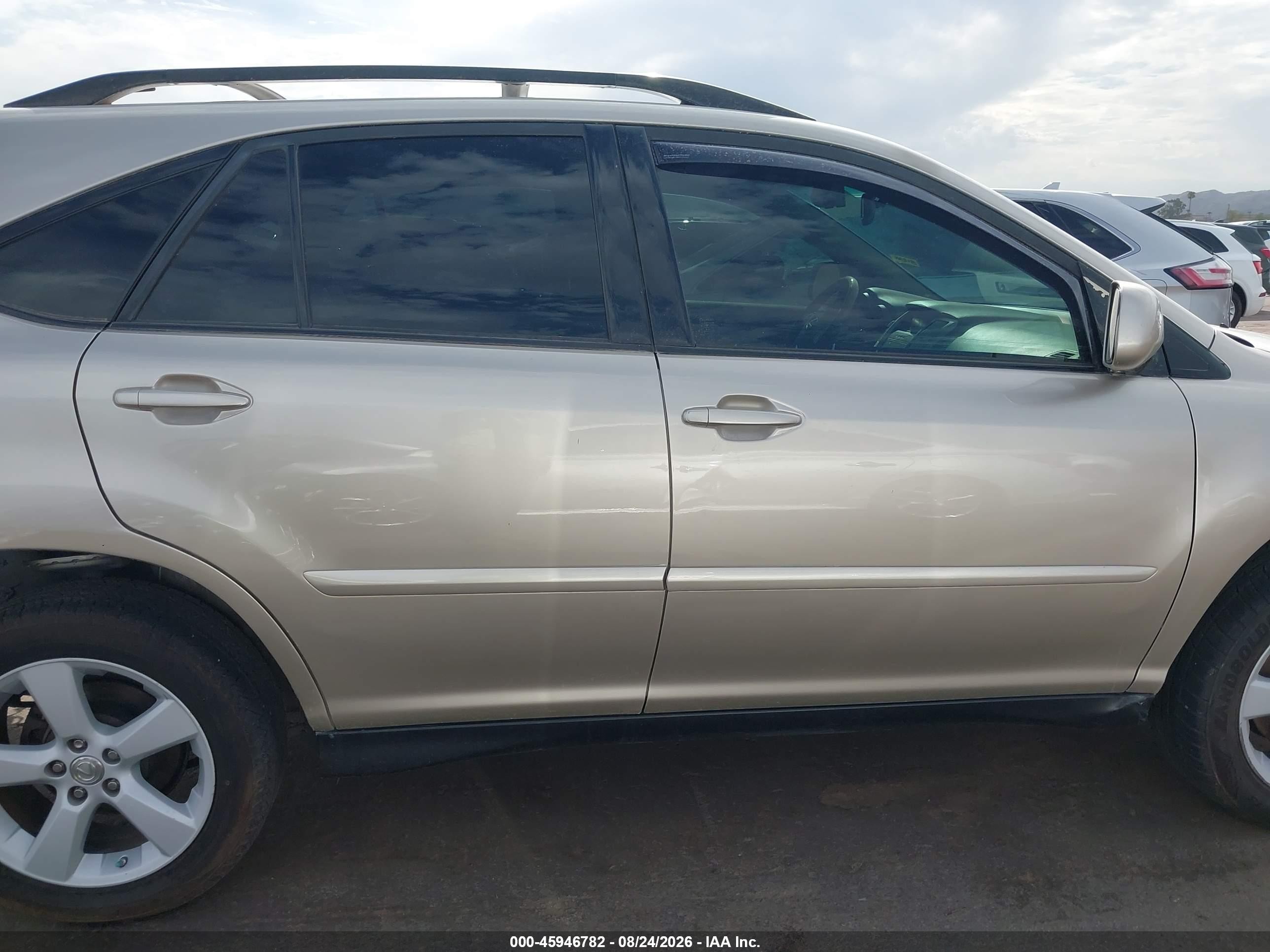 2007 Lexus Rx 350   Gold vin: 2T2HK31U27C011450