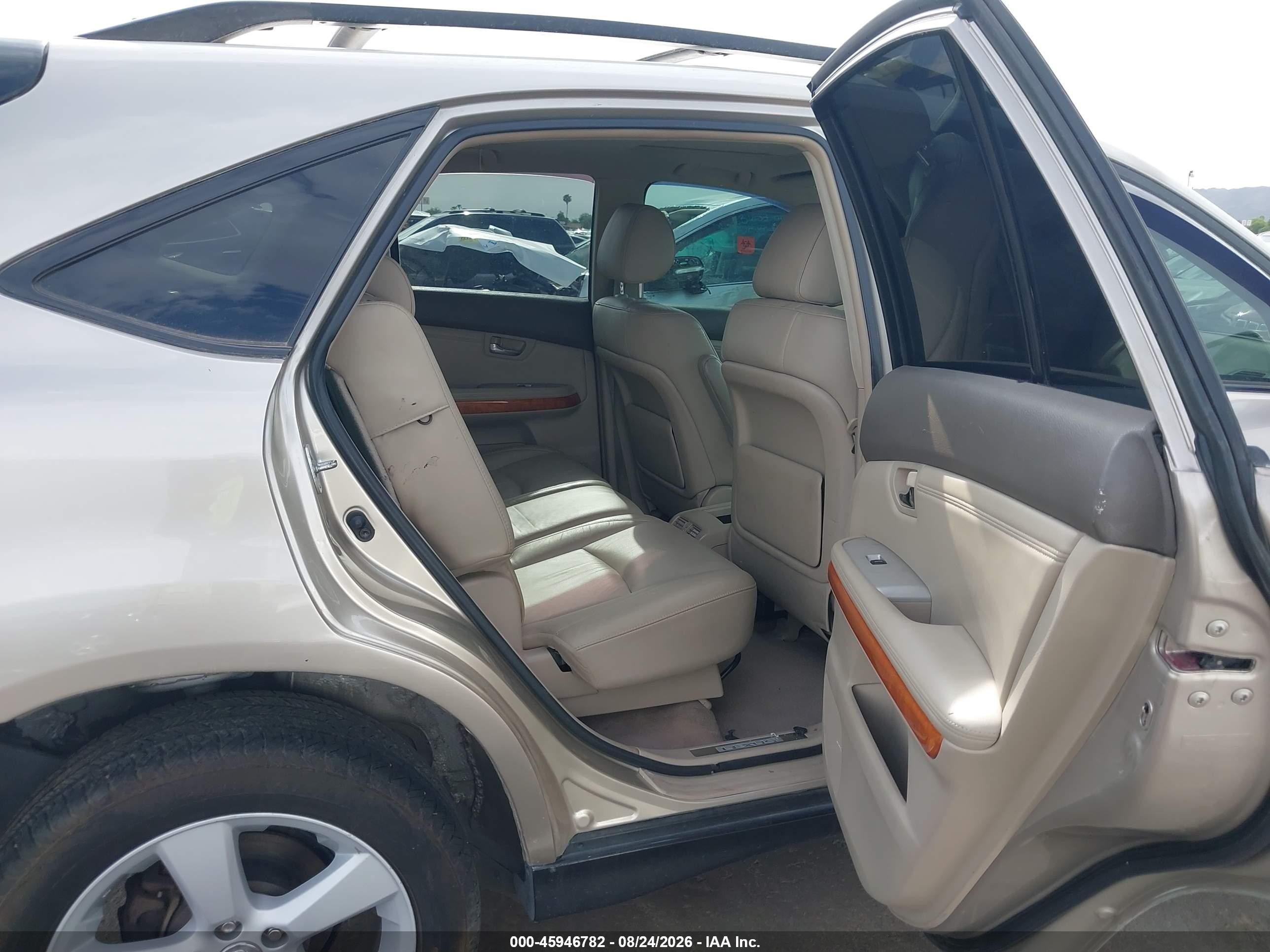 2007 Lexus Rx 350   Gold vin: 2T2HK31U27C011450
